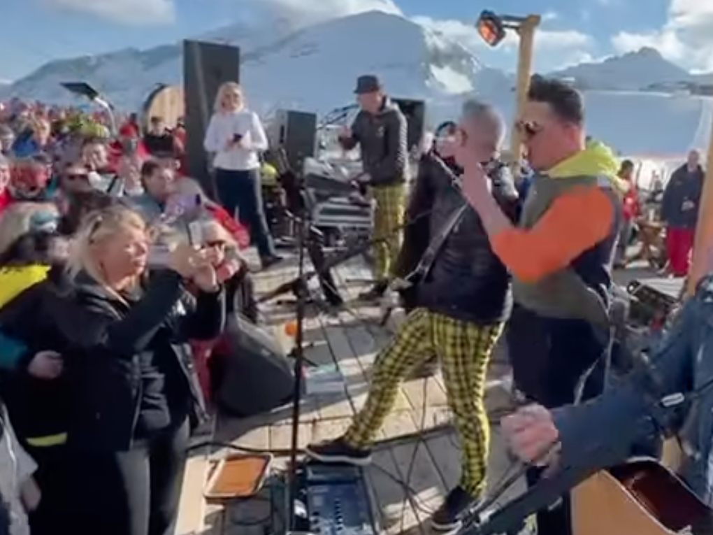 Spontanes Konzert von Gabalier in Obertauern.