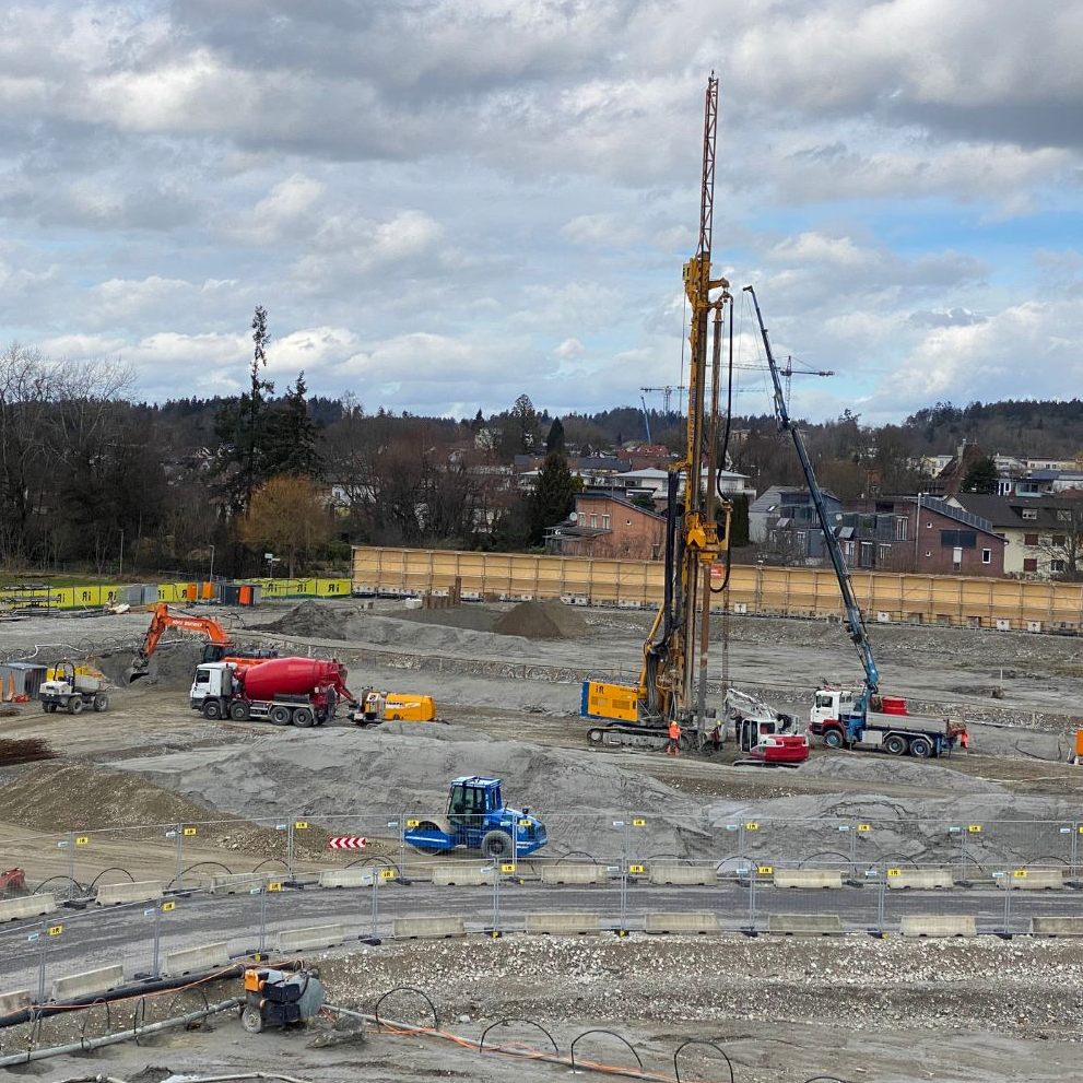 Die Arbeiten am Vierlinden-Quartier sind gestartet.