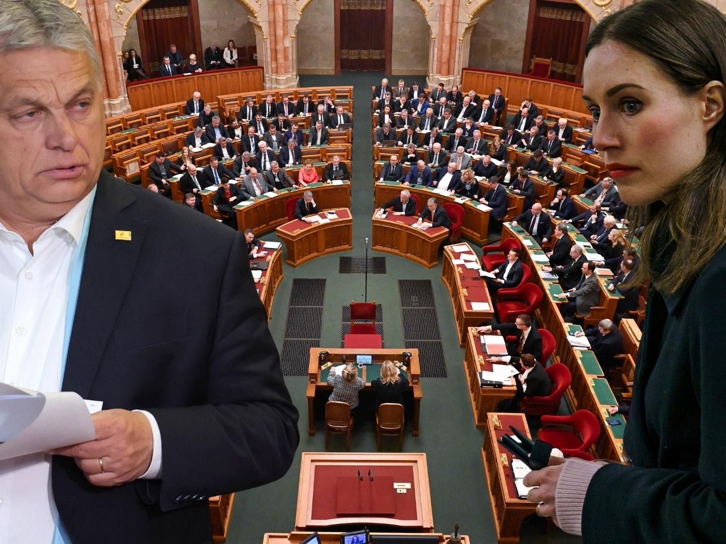 Die Regierung von Viktor Orban nach eigenen Angaben neben Finnland (im Bild Ministerprsidentin Sanna Marin) auch Schweden in der NATO sehen. Die Regierung von Viktor Orban nach eigenen Angaben neben Finnland (im Bild Ministerprsidentin Sanna Marin) auch Schweden in der NATO sehen.