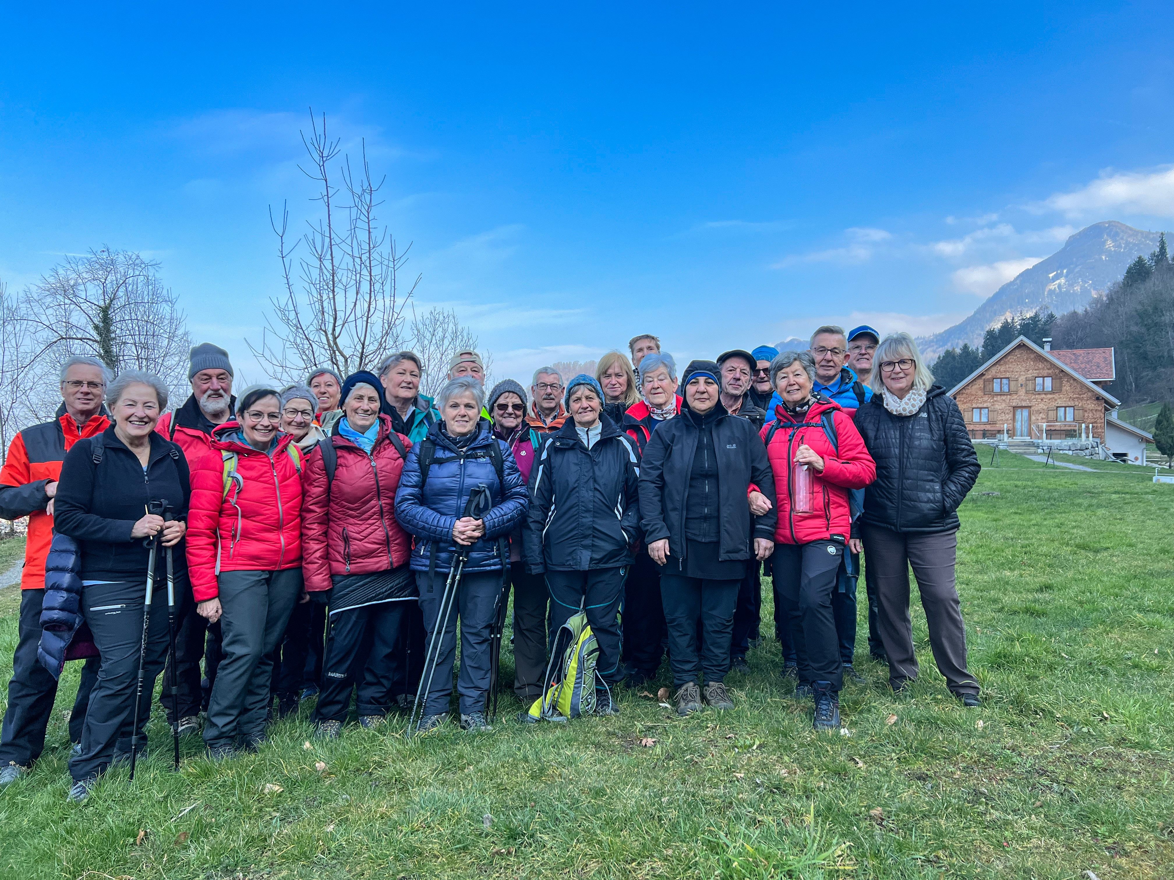 Teilnehmer an der Wanderung Teilnehmer an der Wanderung