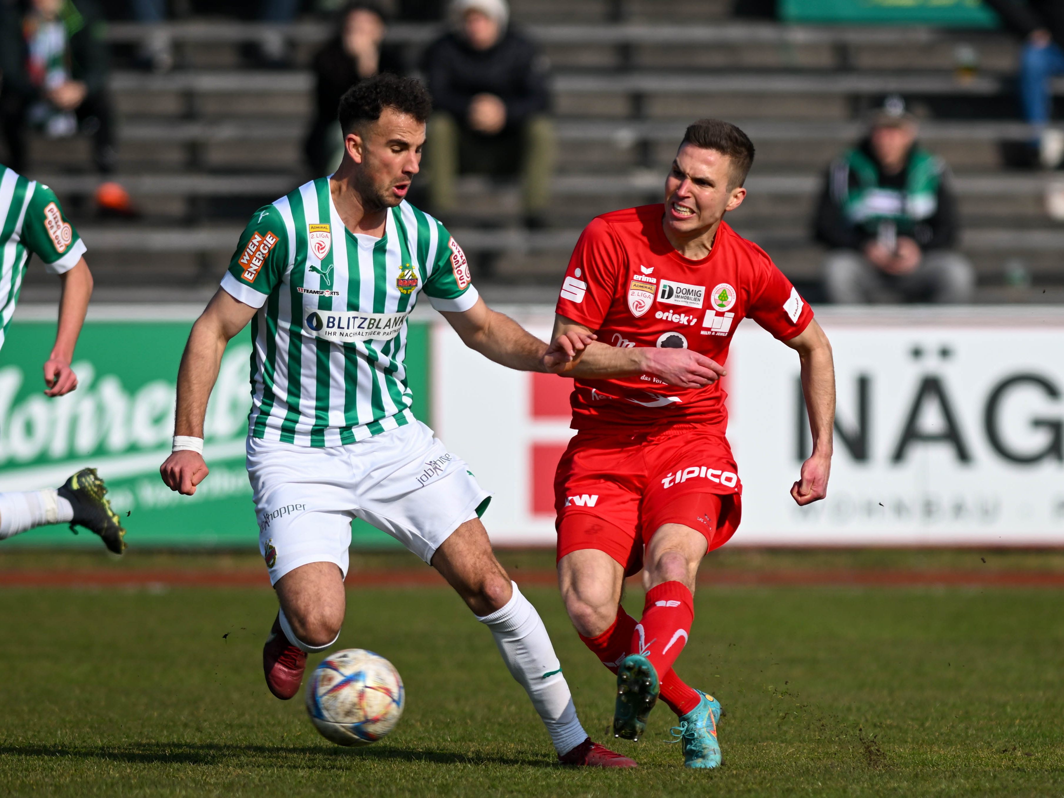 Dornbirn und Rapid Wien II lieferten sich heute ein enges Duell.