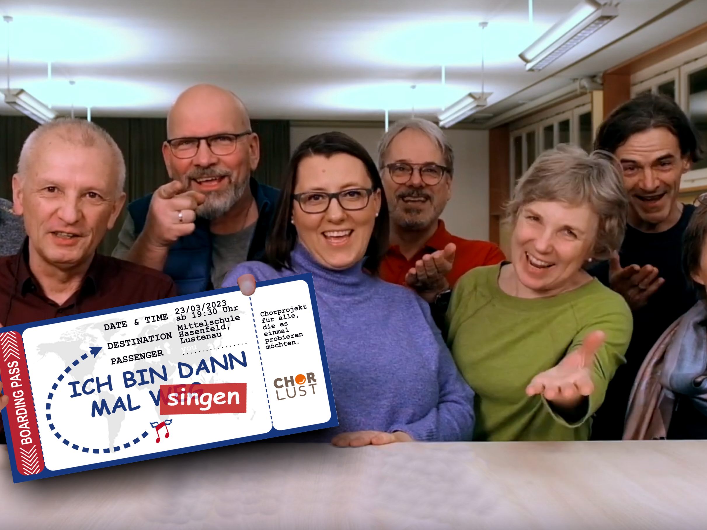 ChorLust lädt zum Projekt ein