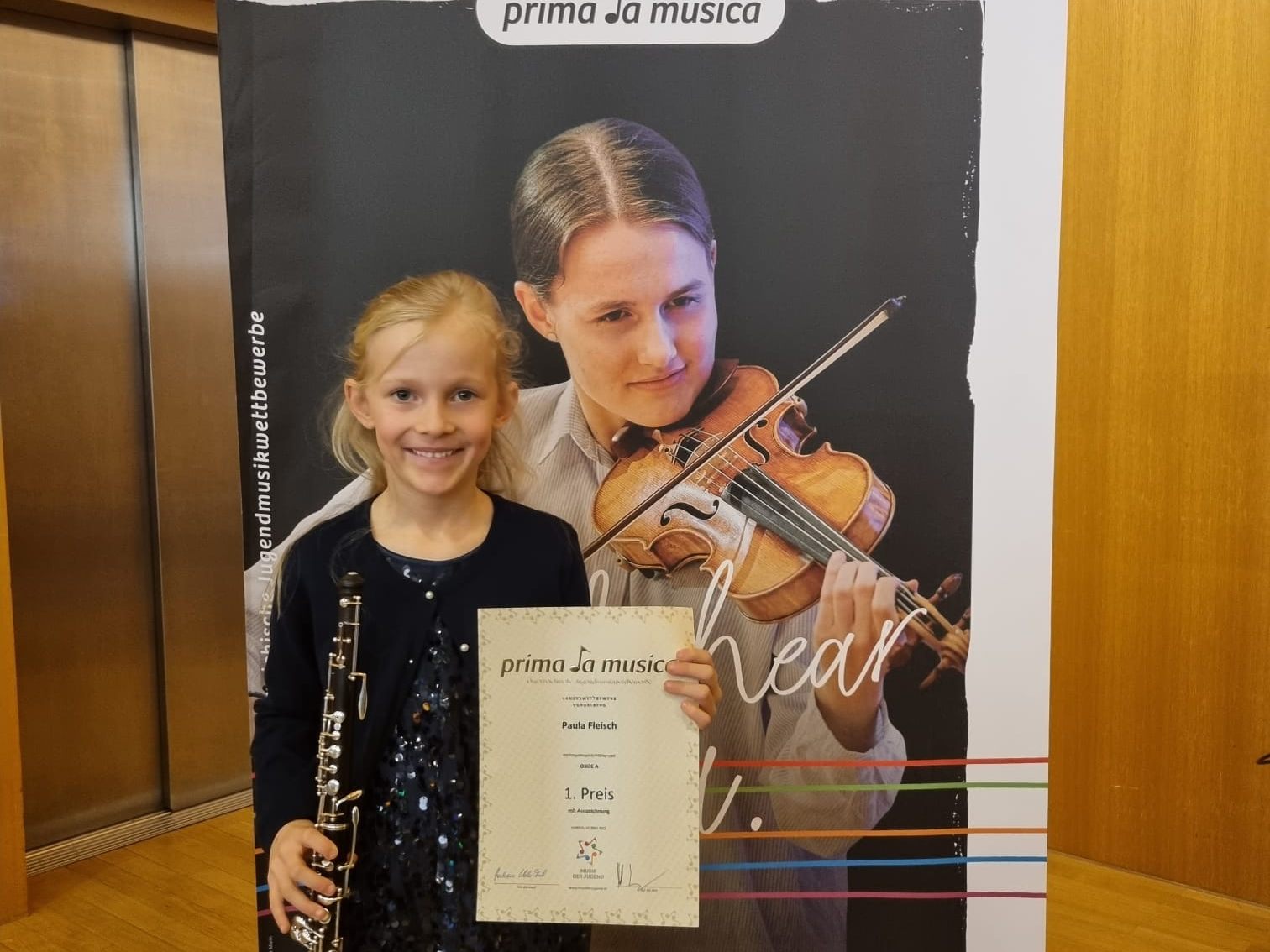 Oboenspielerin Paula Fleisch