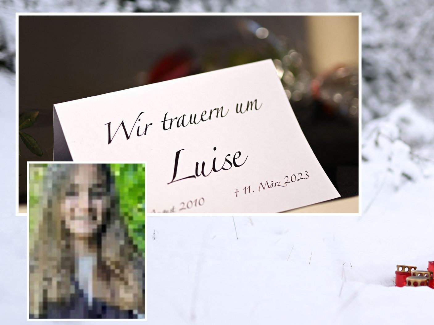 Trauer um Luise (12). Trauer um Luise (12).