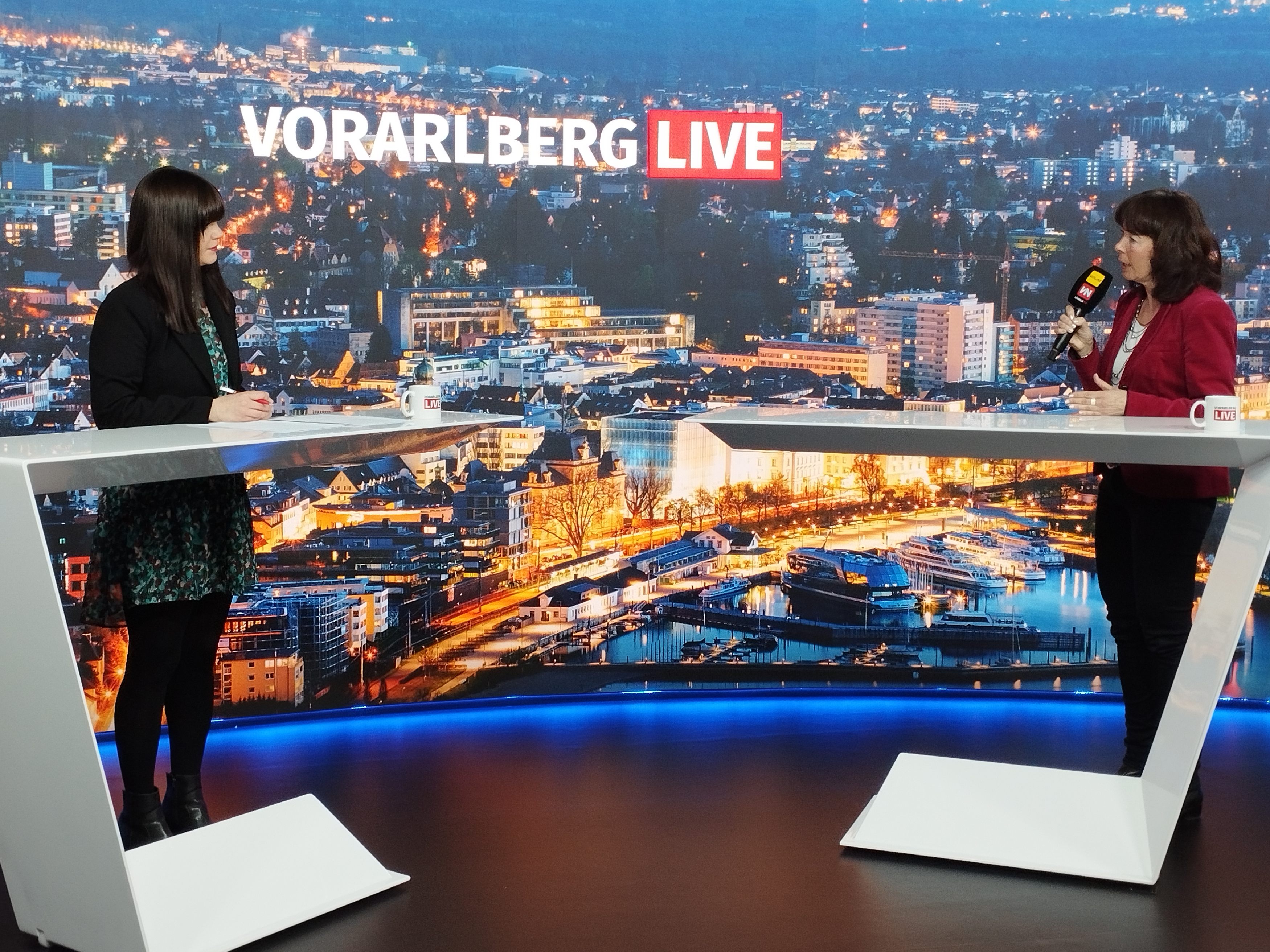 Elisabeth Metzler anlässlich des Weltfrauentages am Mittwoch bei Vorarlberg LIVE.