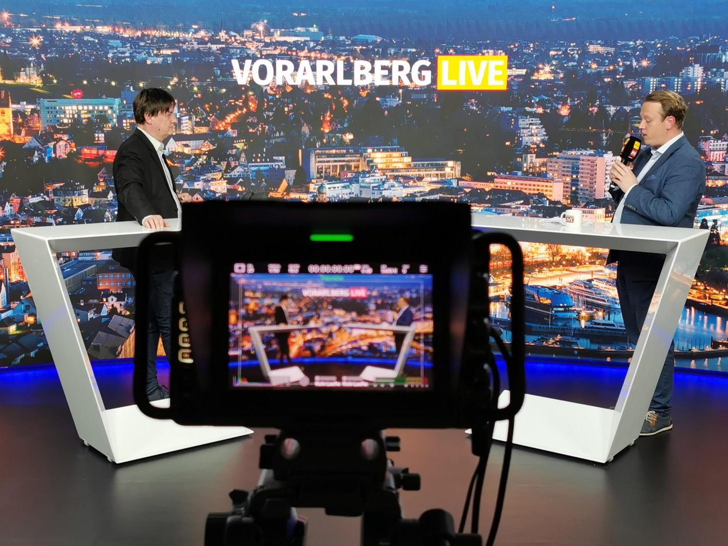 Der Harder ÖVP-Fraktionsobmann Rene Bickel war am Donnerstag zu Gast bei "Vorarlberg LIVE".