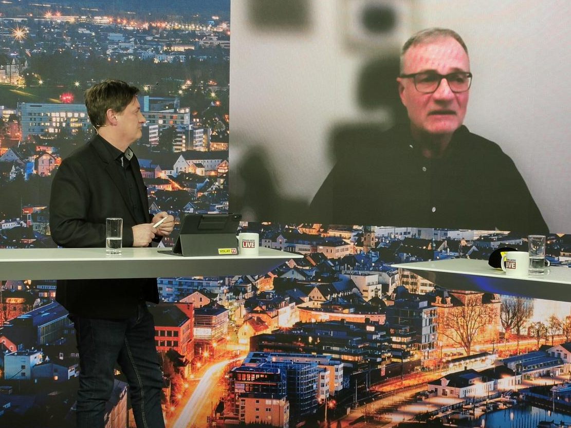 Gesundheitsexperte Armin Fidler war am Freitag per Video-Interview bei "Vorarlberg LIVE" zugeschaltet.