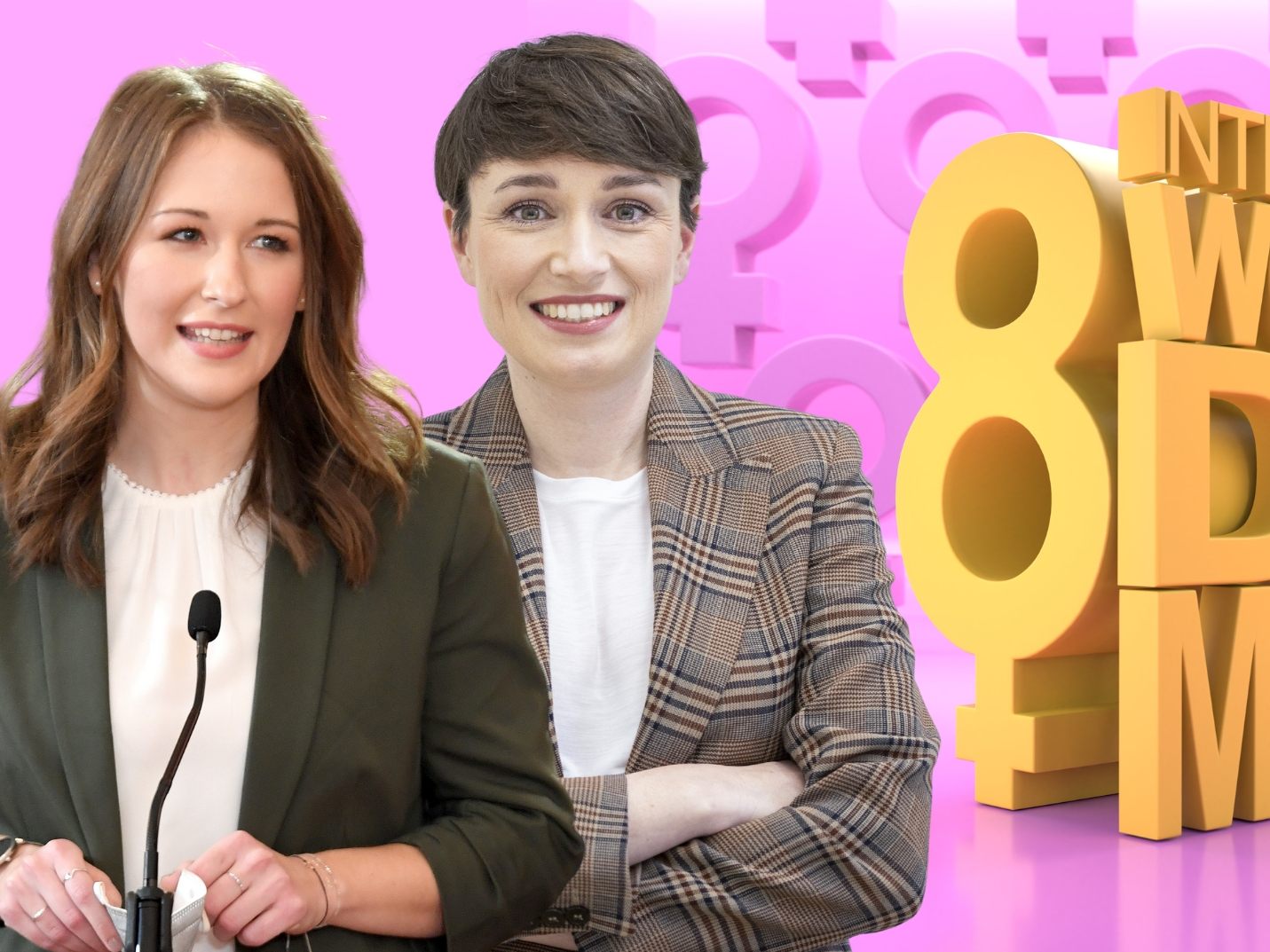 Claudia Plakolm und Sigrid Maurer. Claudia Plakolm und Sigrid Maurer.