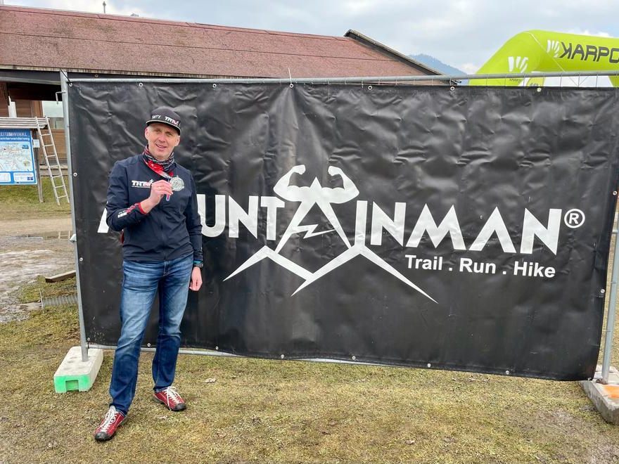 Harald Raffler beim Mountainman Wintertrail