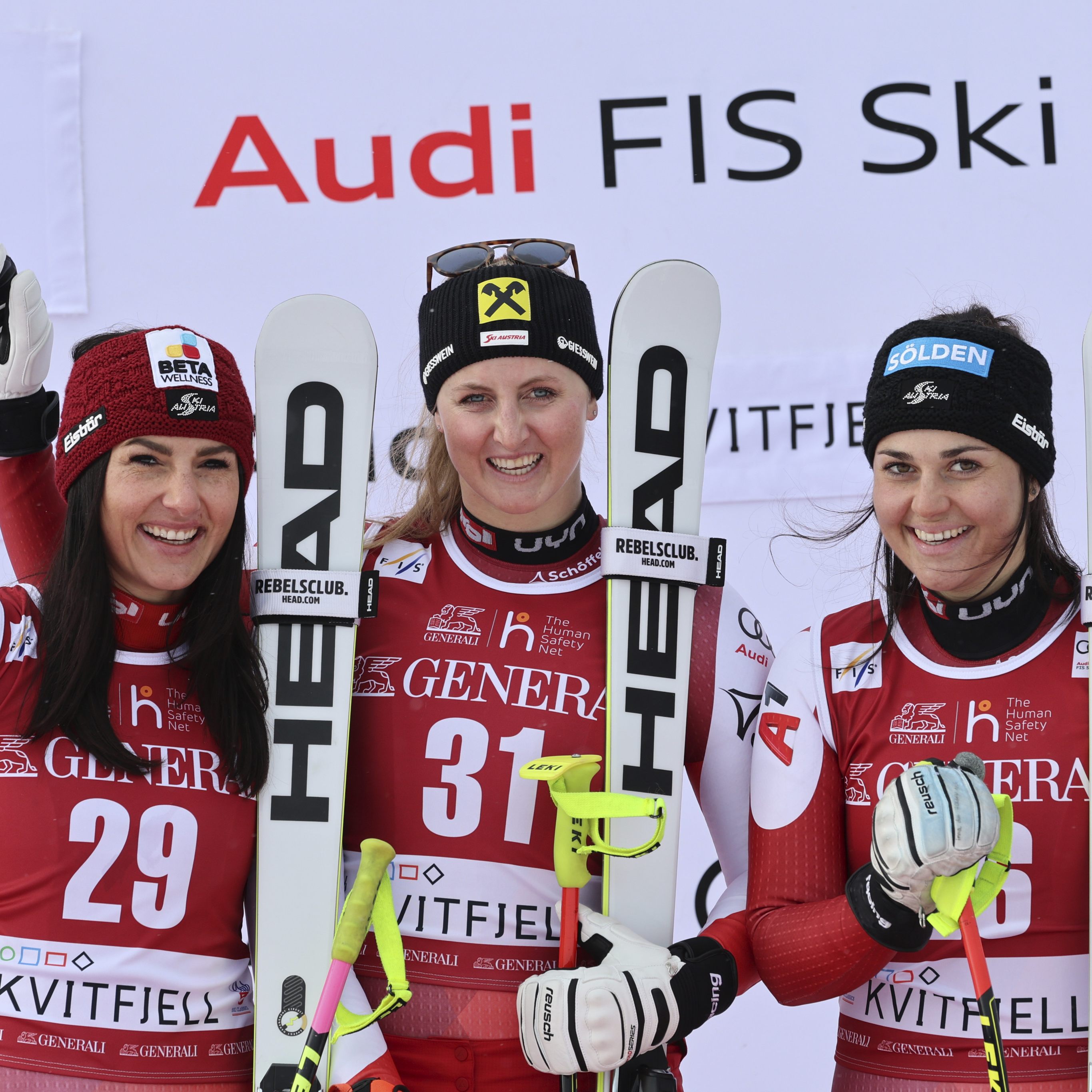 Die Österreicherinnen haben heute abgeliefert.