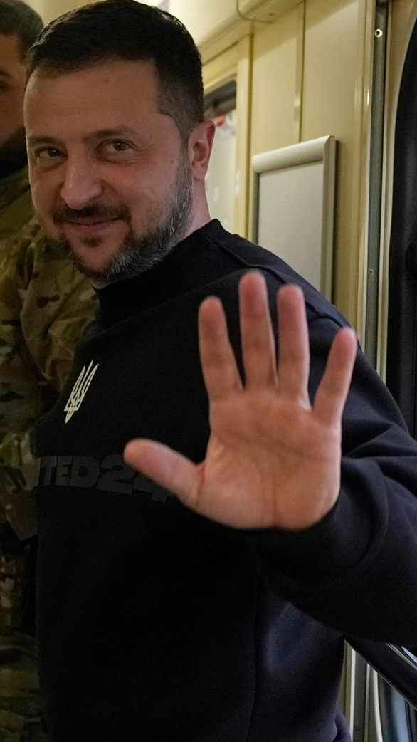 Selenskyj warnt vor den Absichten von Putin.