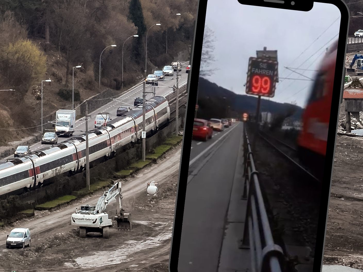 Achtung: "Raser" von rechts am Seeufer in Lochau. Achtung: "Raser" von rechts am Seeufer in Lochau.