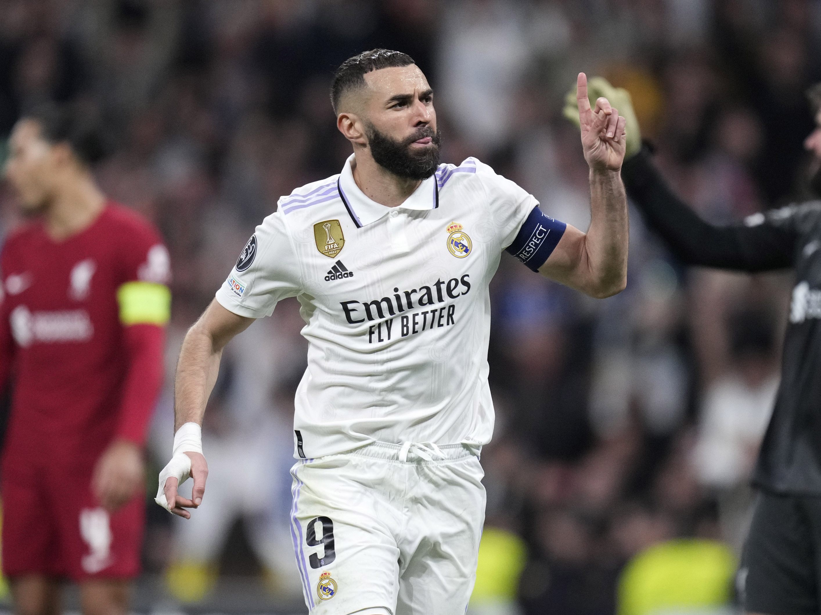 Benzema erzielte das 1:0 für Real Madrid.