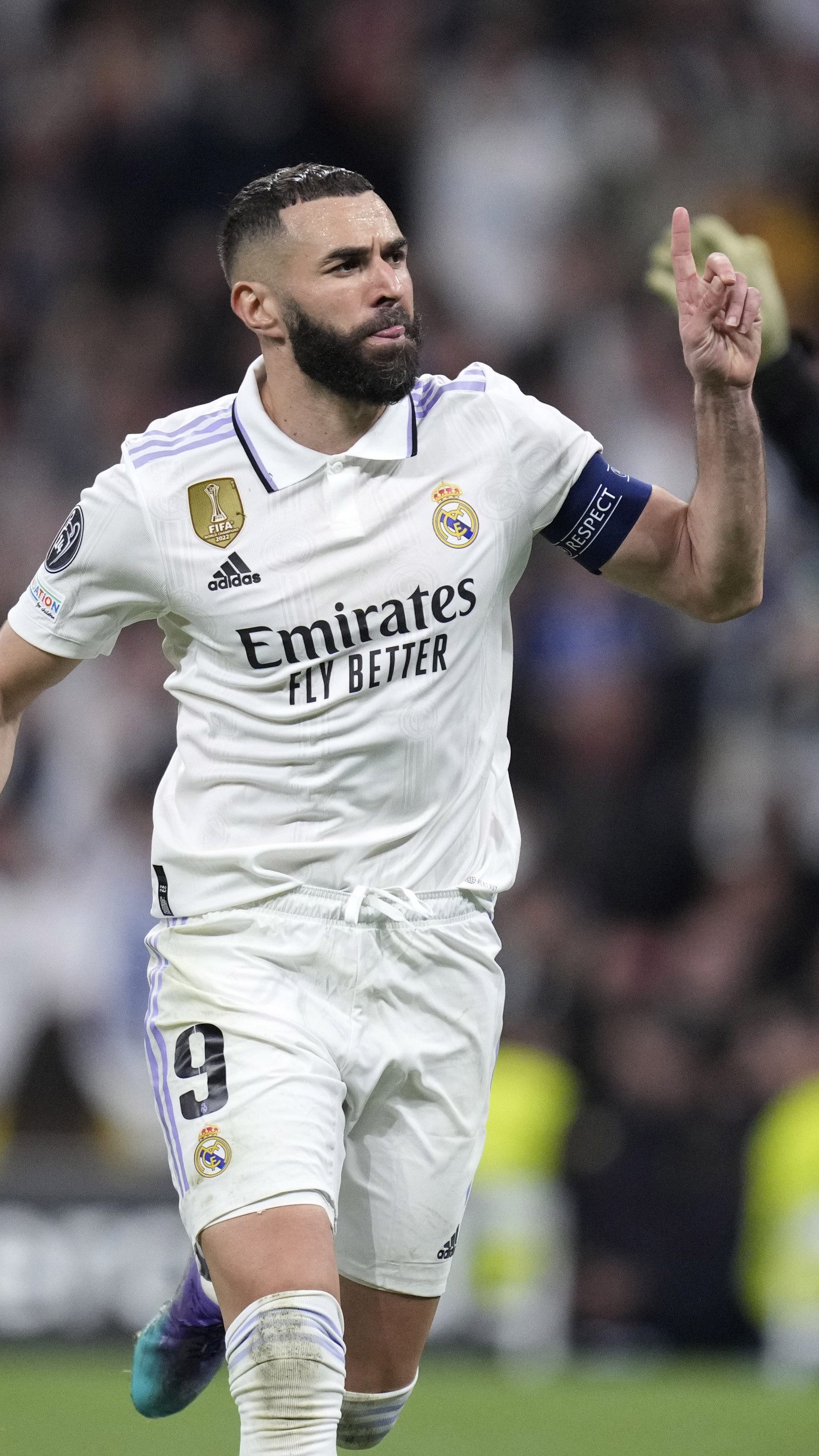 Benzema erzielte das 1:0 für Real Madrid.