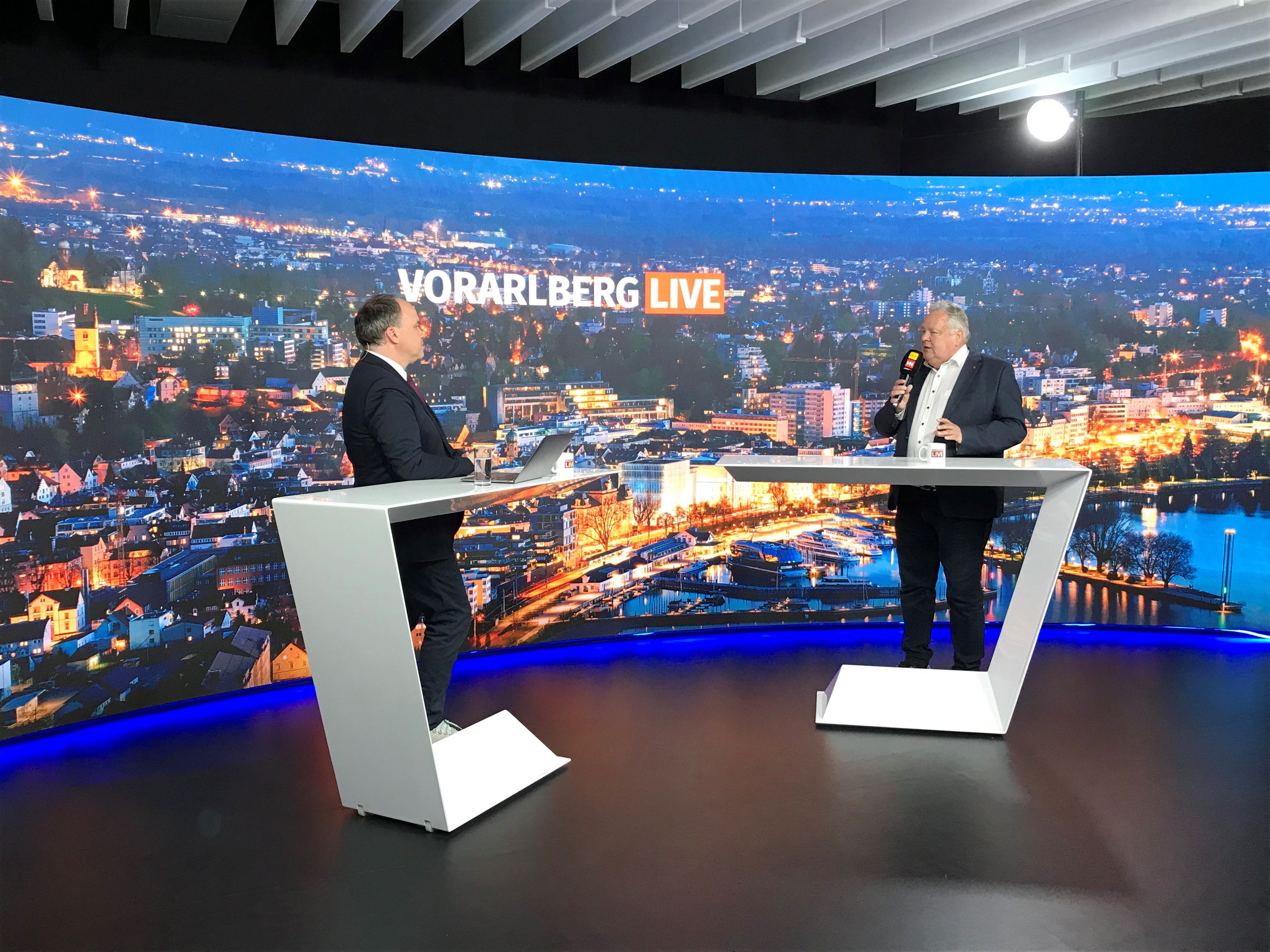 Karl Wutschitz war am Mittwoch bei "Vorarlberg LIVE".