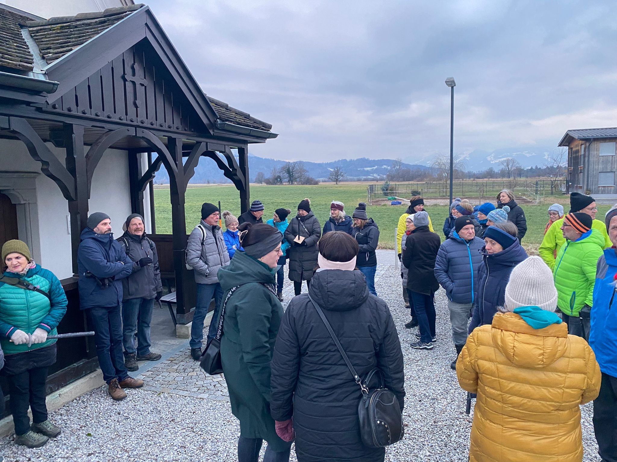 Start mit Walter Lang bei der Bangser Kapelle Start mit Walter Lang bei der Bangser Kapelle
