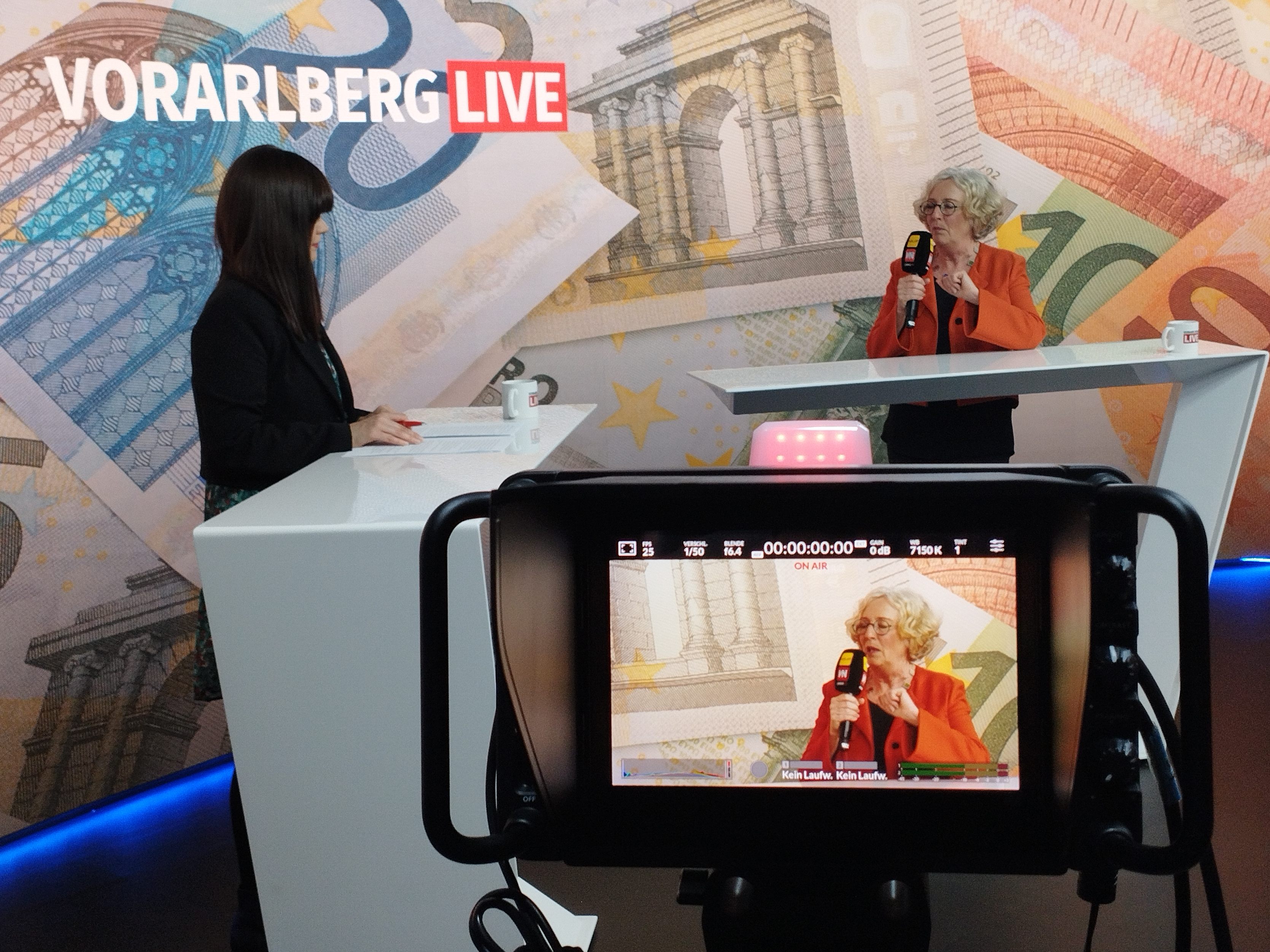 Landesrätin Katharina Wiesflecker bei "Vorarlberg LIVE".