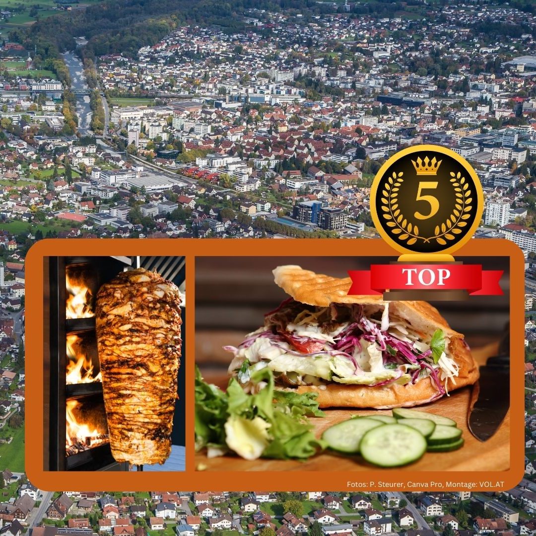 Top 5: "Döner" in Dornbirn.