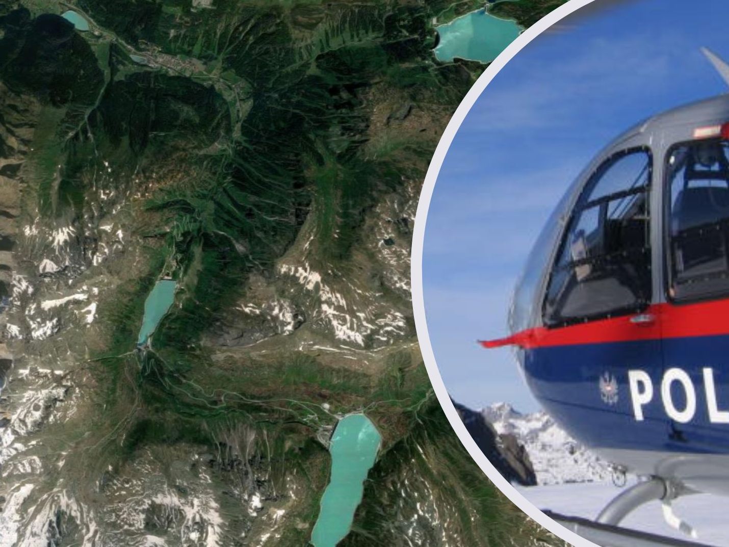 Glück im Unglück für zwei Skitourengeher Glück im Unglück für zwei Skitourengeher