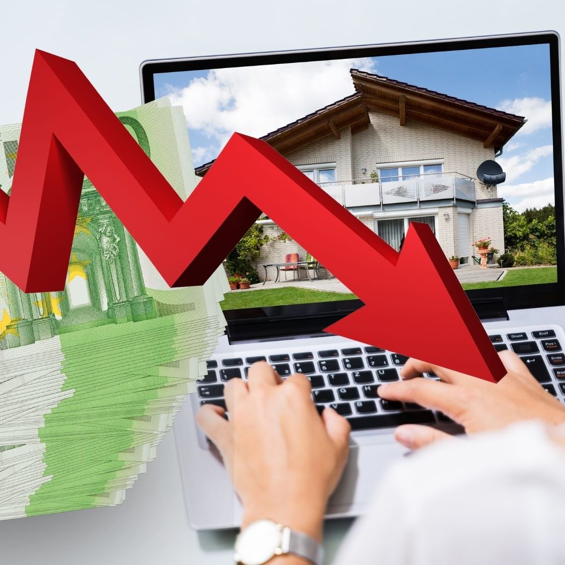 Wegen hoher Zinsen für Immobilienkredite