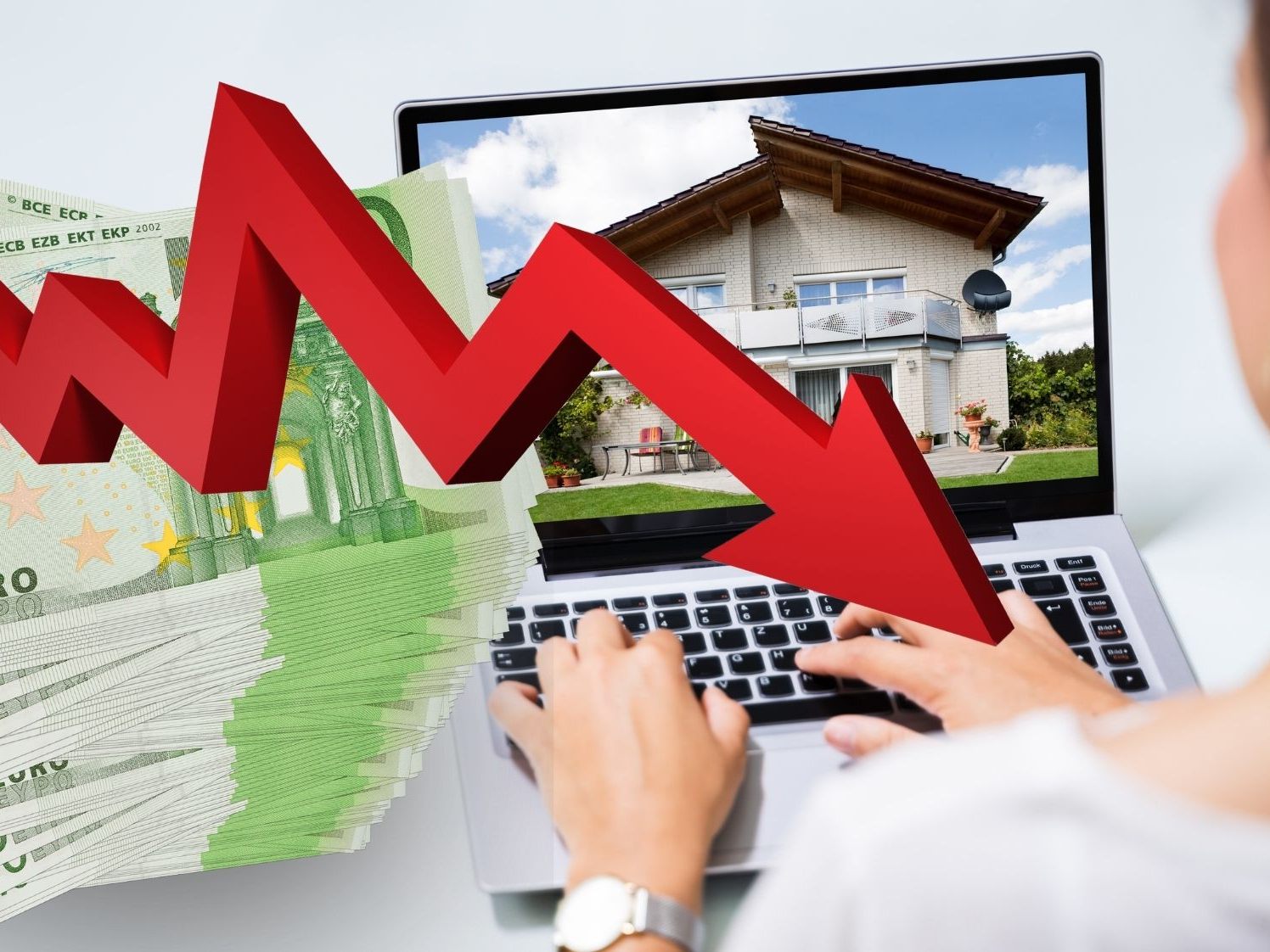 Wegen hoher Zinsen für Immobilienkredite Wegen hoher Zinsen für Immobilienkredite