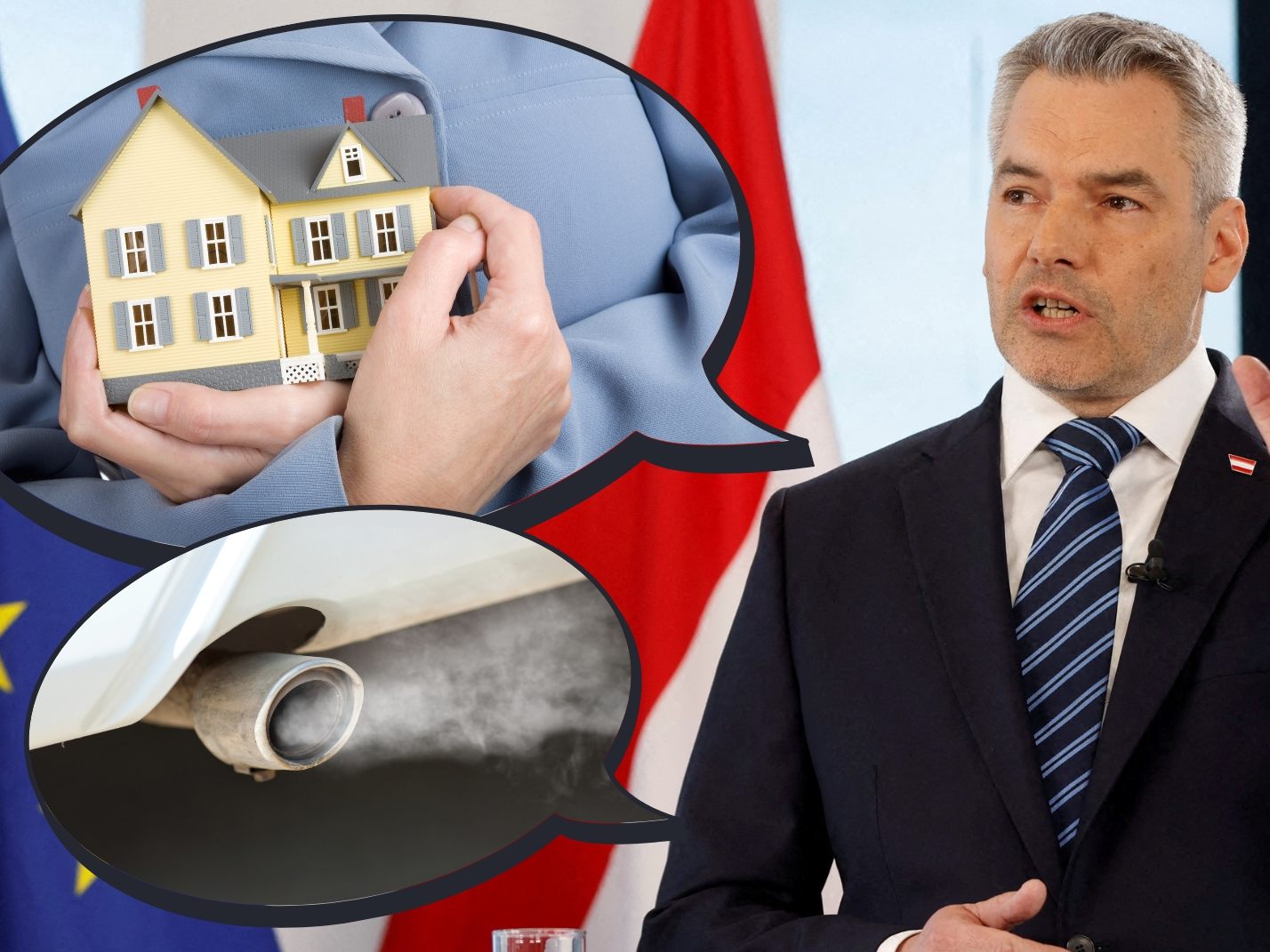 ÖVP-Chef und Bundeskanzler Karl Nehammer hat am Freitag in einer Rede "zur Zukunft der Nation" gehalten. ÖVP-Chef und Bundeskanzler Karl Nehammer hat am Freitag in einer Rede "zur Zukunft der Nation" gehalten.