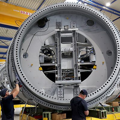 Im Maschinenbau gab es im Februar einen starken Produktionsanstieg