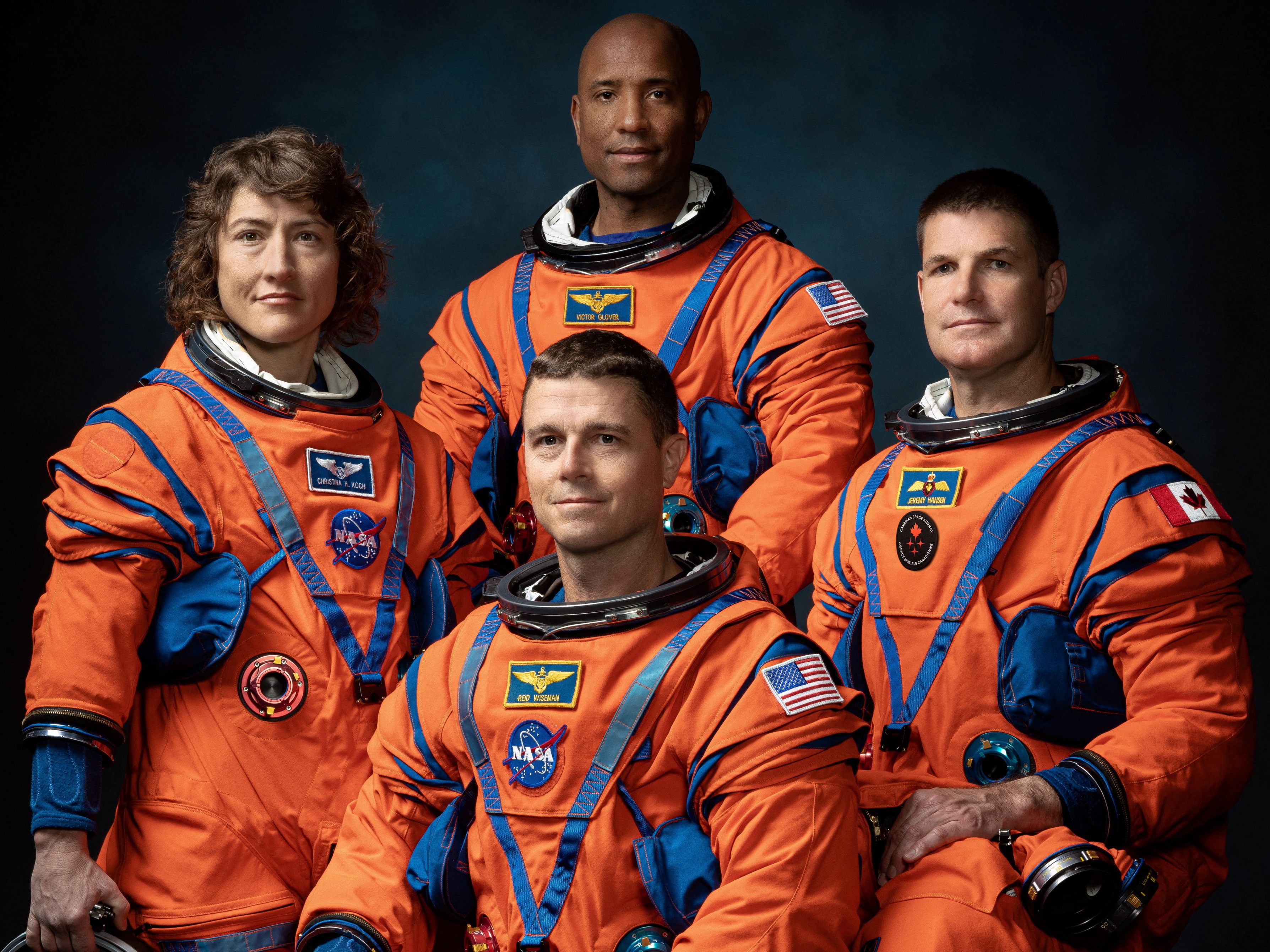 Die US-Raumfahrtbehörde NASA stellt ihre Besatzung für die kommende Mond-Mission „Artemis 2" vor.