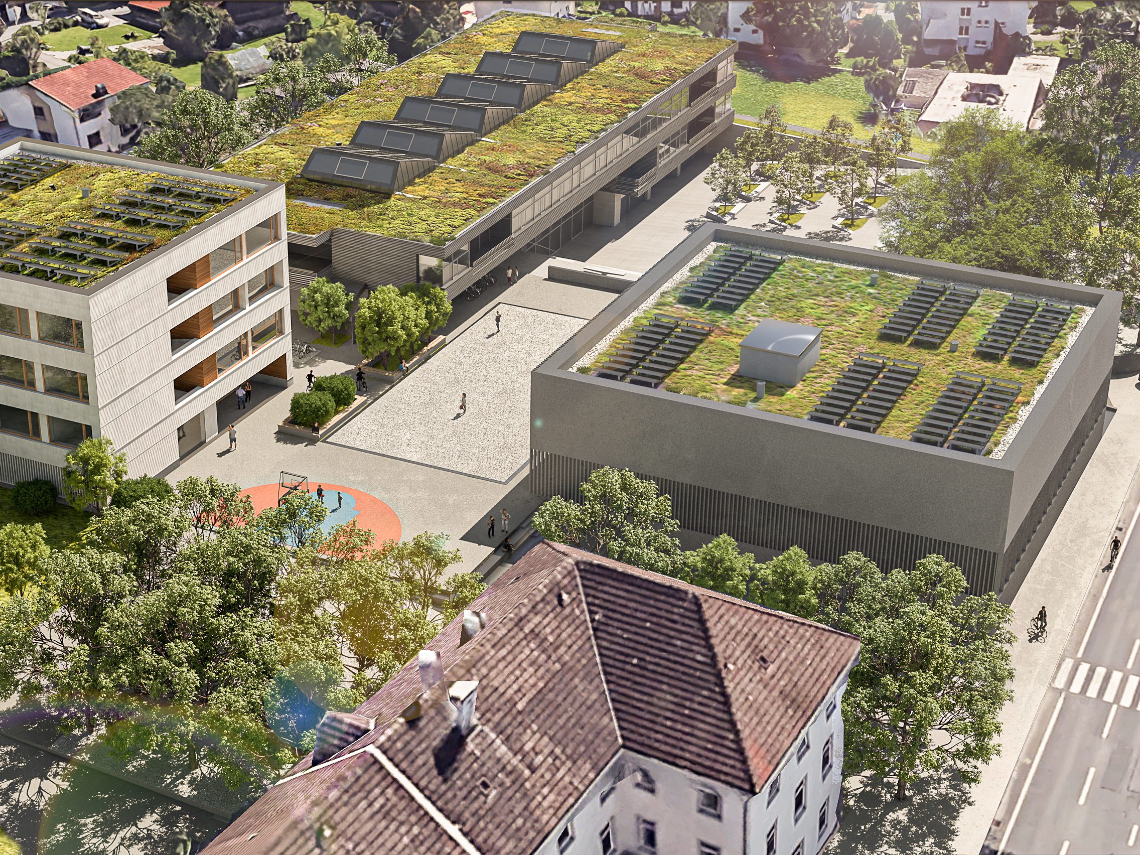So wird es in Haselstauden aussehen, wenn beide Gebäude fertig sind. So wird es in Haselstauden aussehen, wenn beide Gebäude fertig sind.