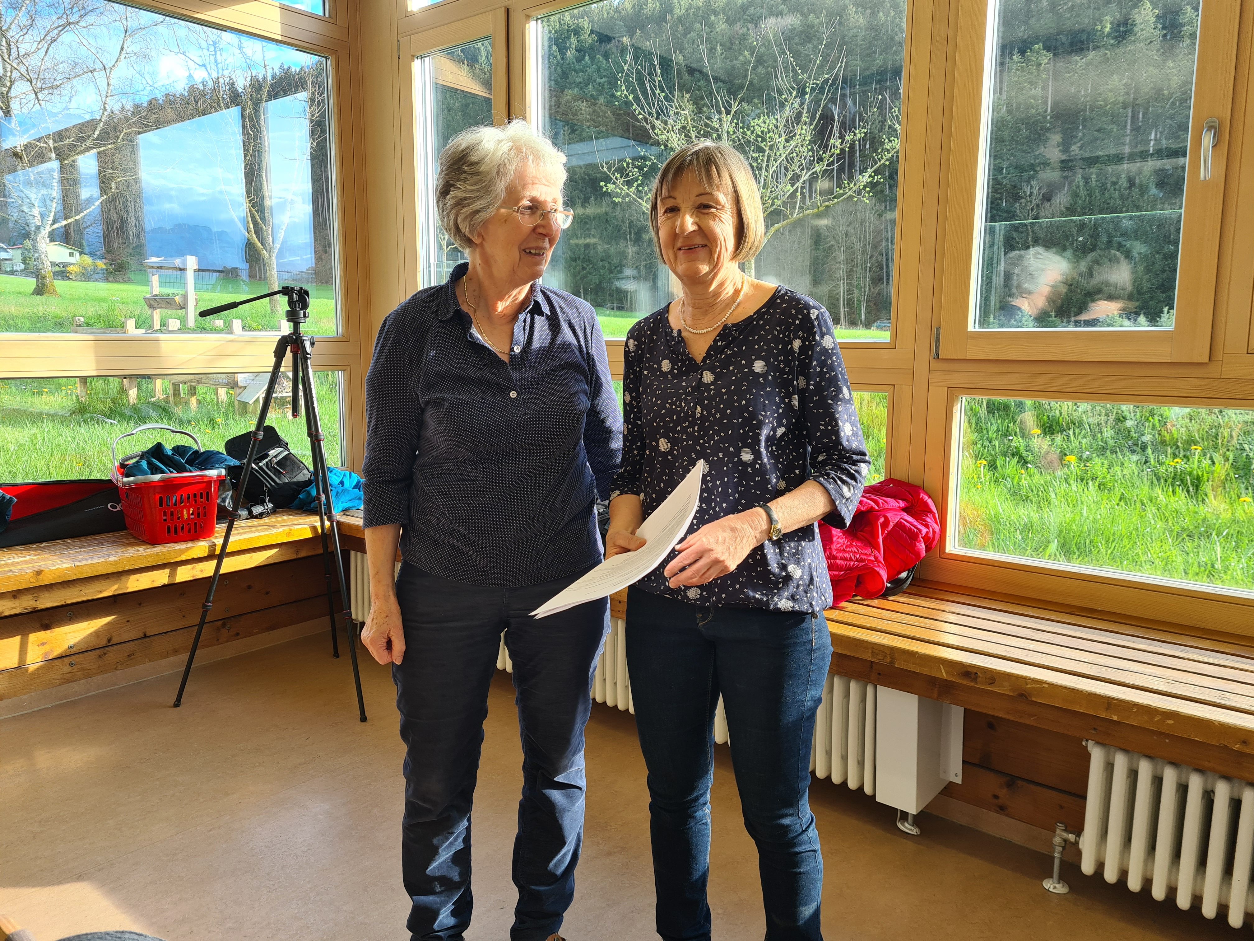Agnes Tiefenthaler und Friederike Reisch
