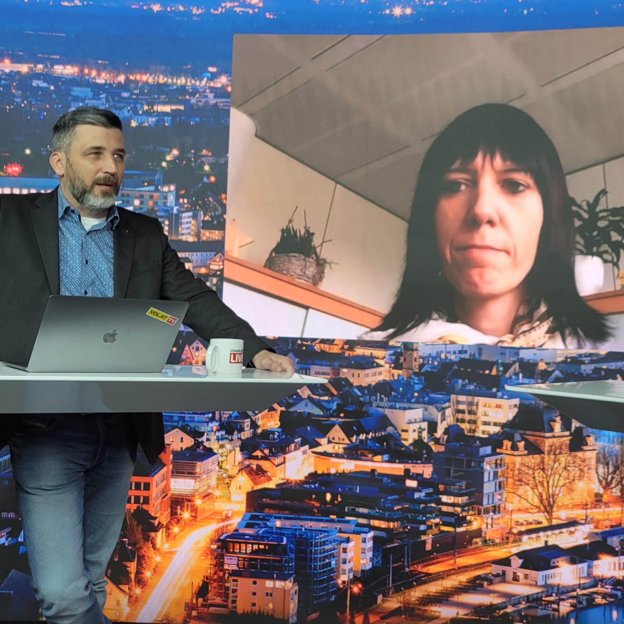 Heidi Huber bei "Vorarlberg LIVE".