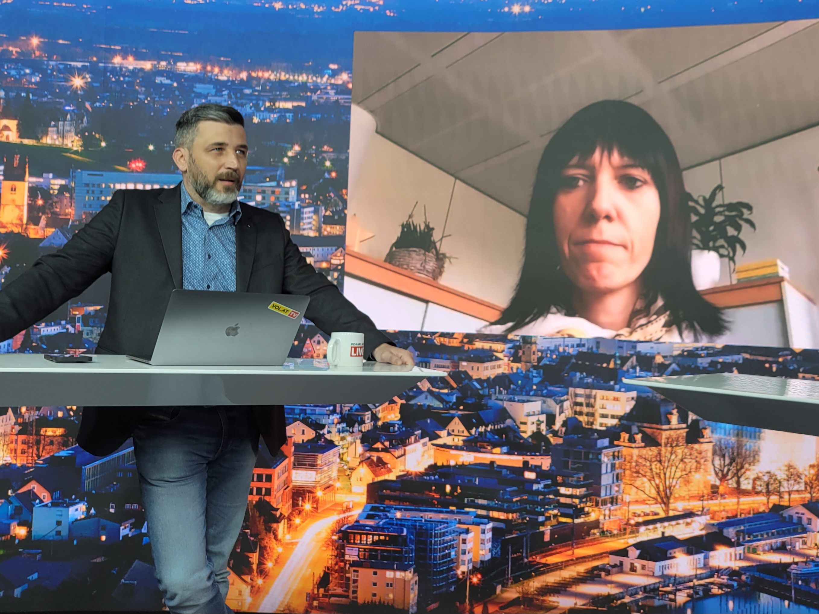 Heidi Huber bei "Vorarlberg LIVE".