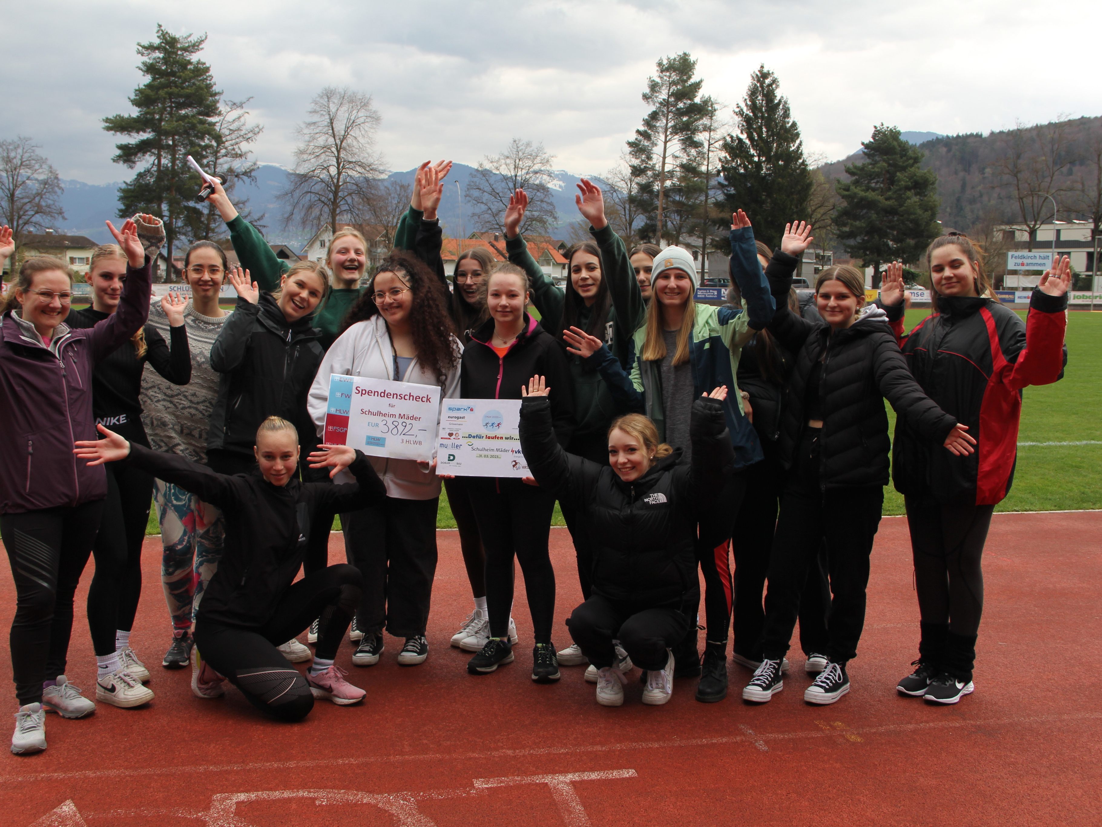 Spendenlauf zugunsten Schulheim Mäder.