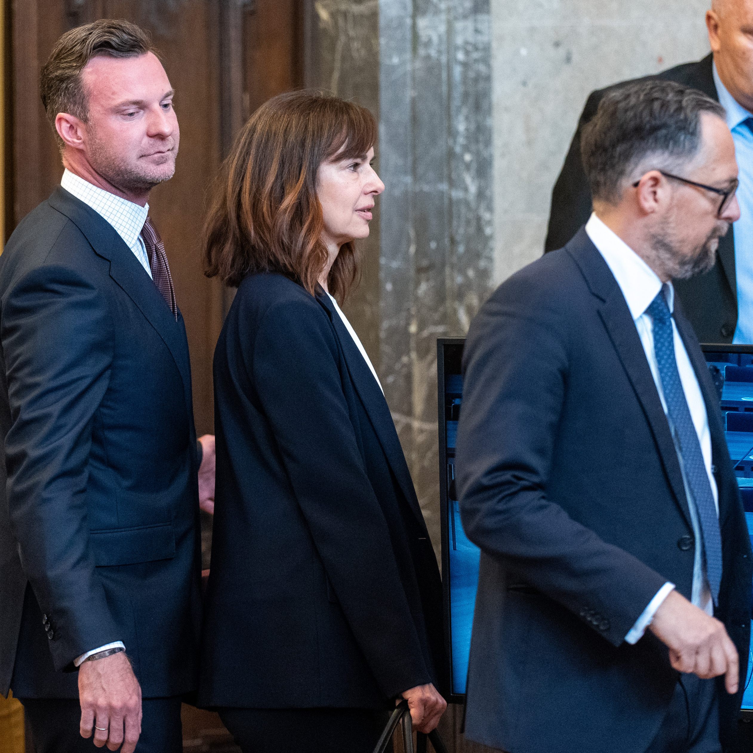 Die ehemalige Familienministerin Sophie Karmasin (ÖVP) bekannte sich im Prozess am Dienstag "nicht schuldig".