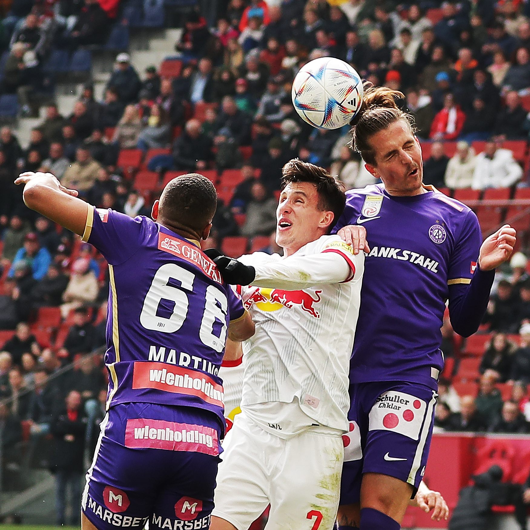 In Salzburg erkämpfte sich die Wiener Austria einen Punkt gegen die roten Bullen.