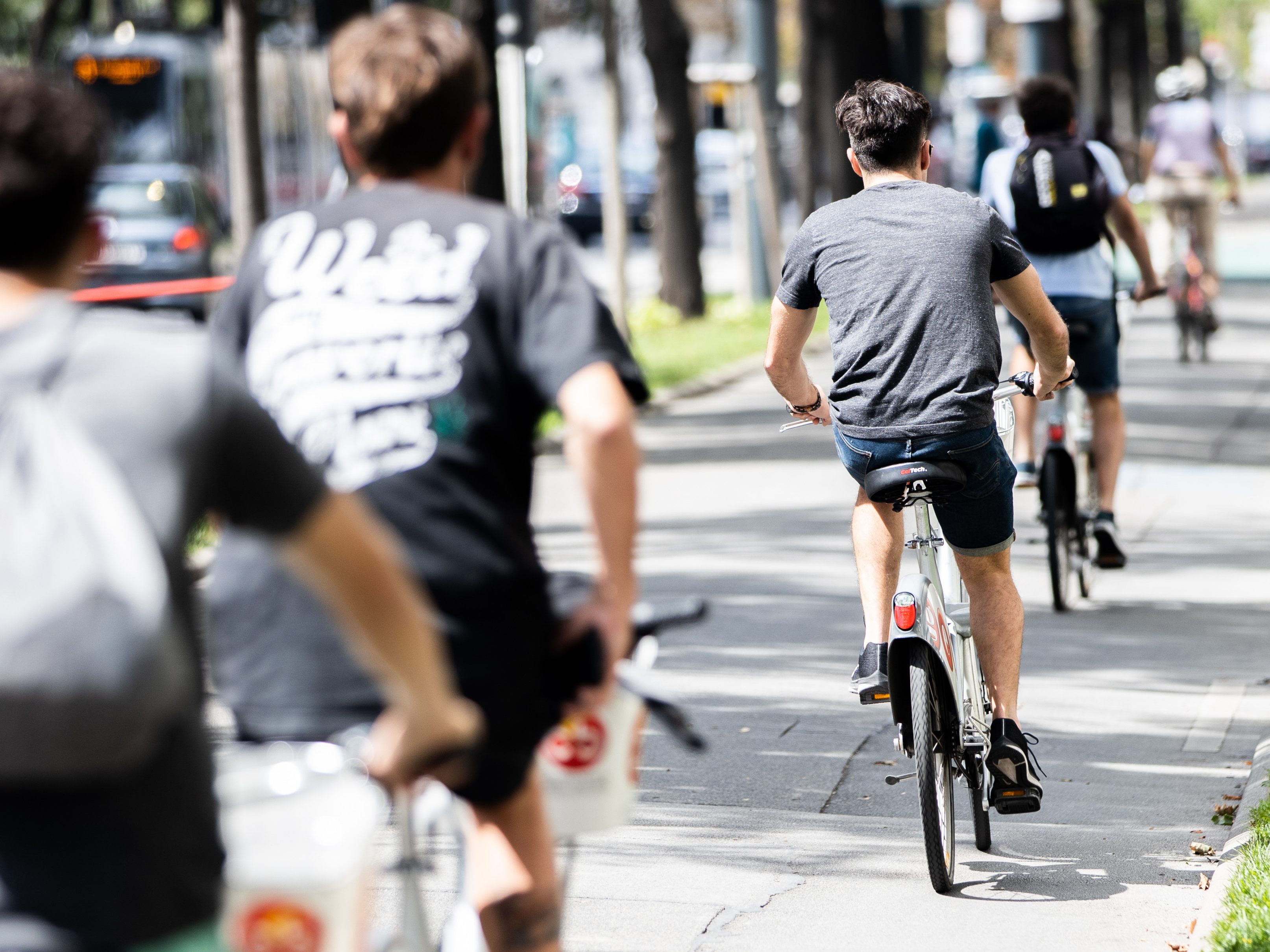 In Wien gab es im ersten Quartal 2023 einen neuen Rekord an Radfahrern.