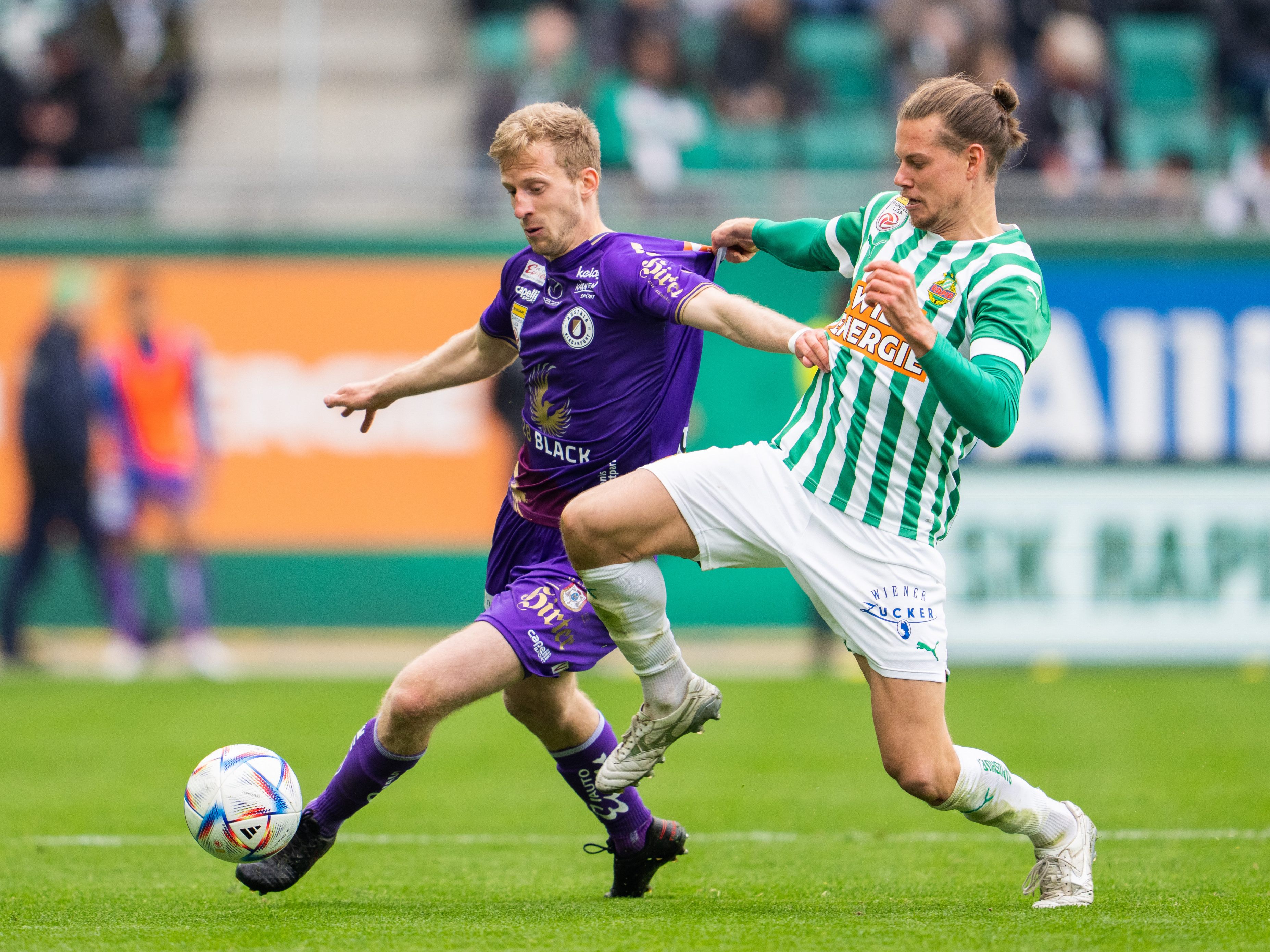 Rapid Wien spielte gegen Austria Klagenfurt.