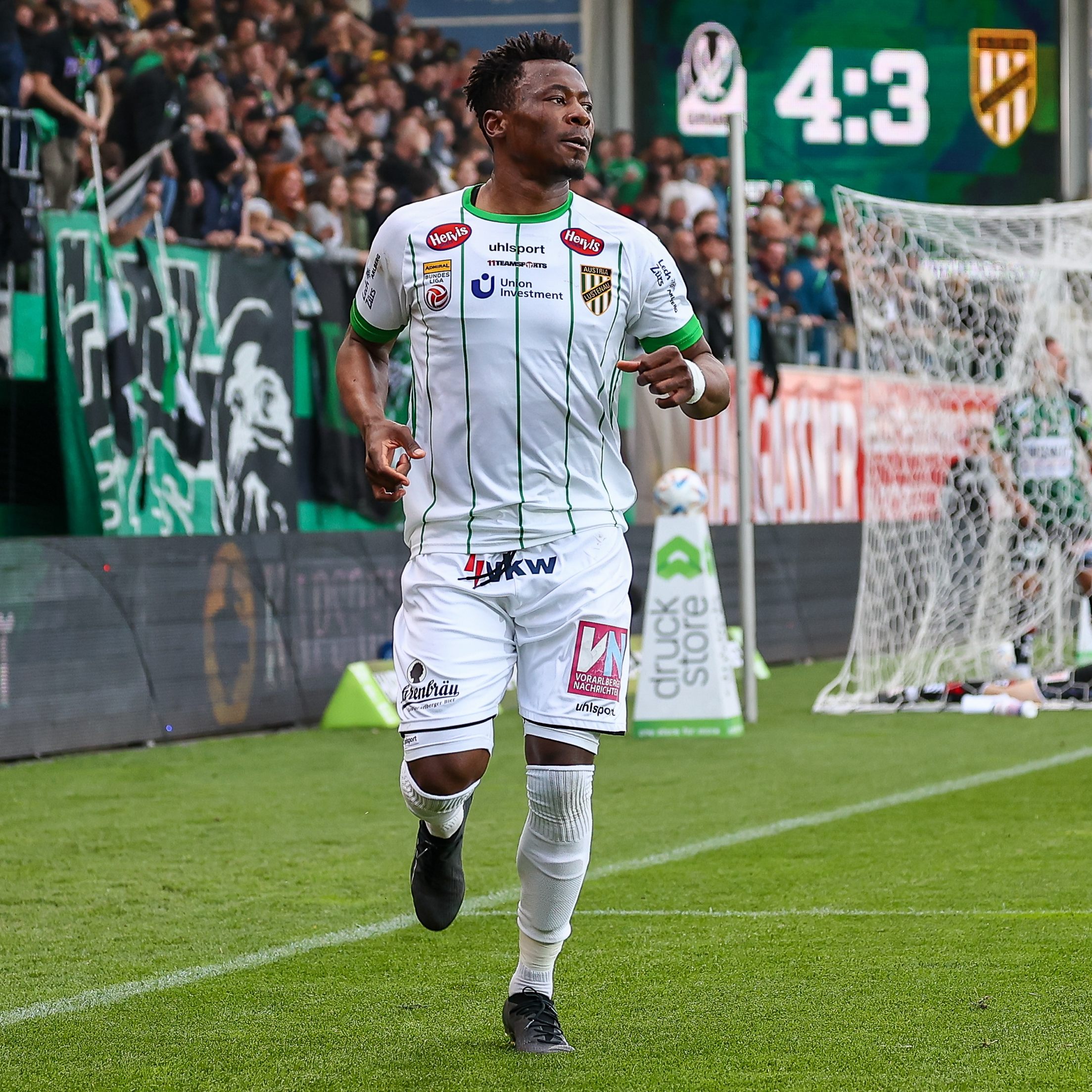 Cheukoua erzielte das späte 4:4 für die Lustenauer.