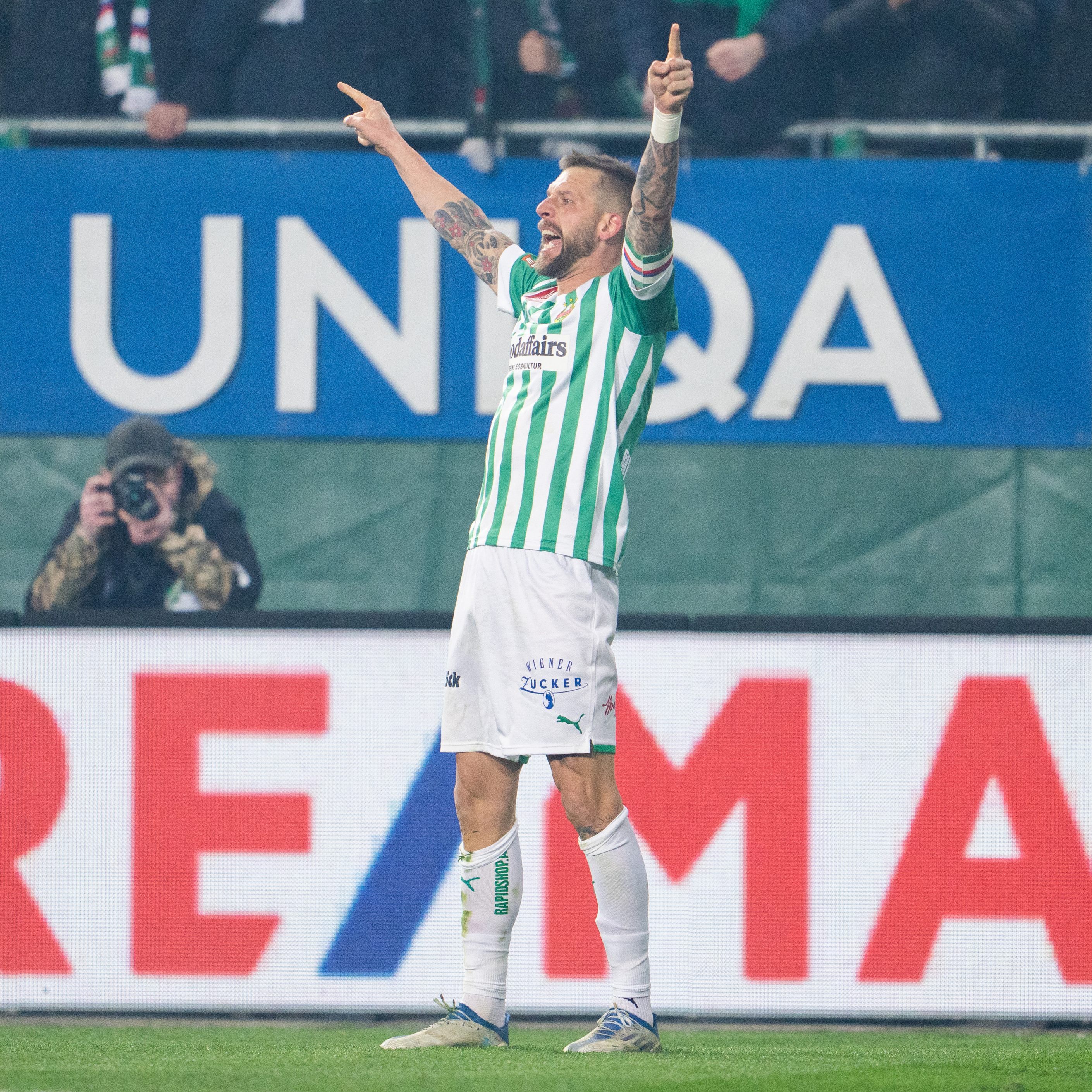 Guido Burgstaller schoss Rapid Wien mit seinen Toren ins ÖFB-Cup-Finale.