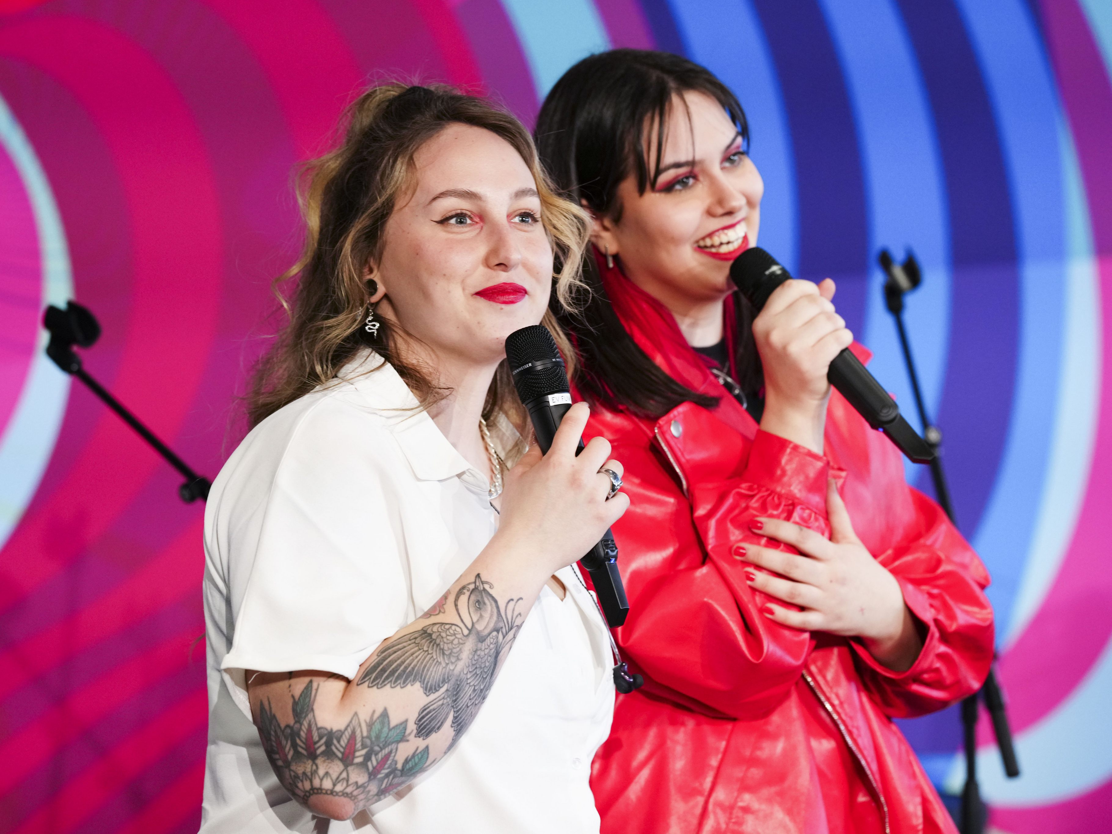 Die ESC-Starterinnen Teya & Salena weniger als eine Woche vor ihrem Aufbruch nach Liverpool. Die ESC-Starterinnen Teya & Salena weniger als eine Woche vor ihrem Aufbruch nach Liverpool.