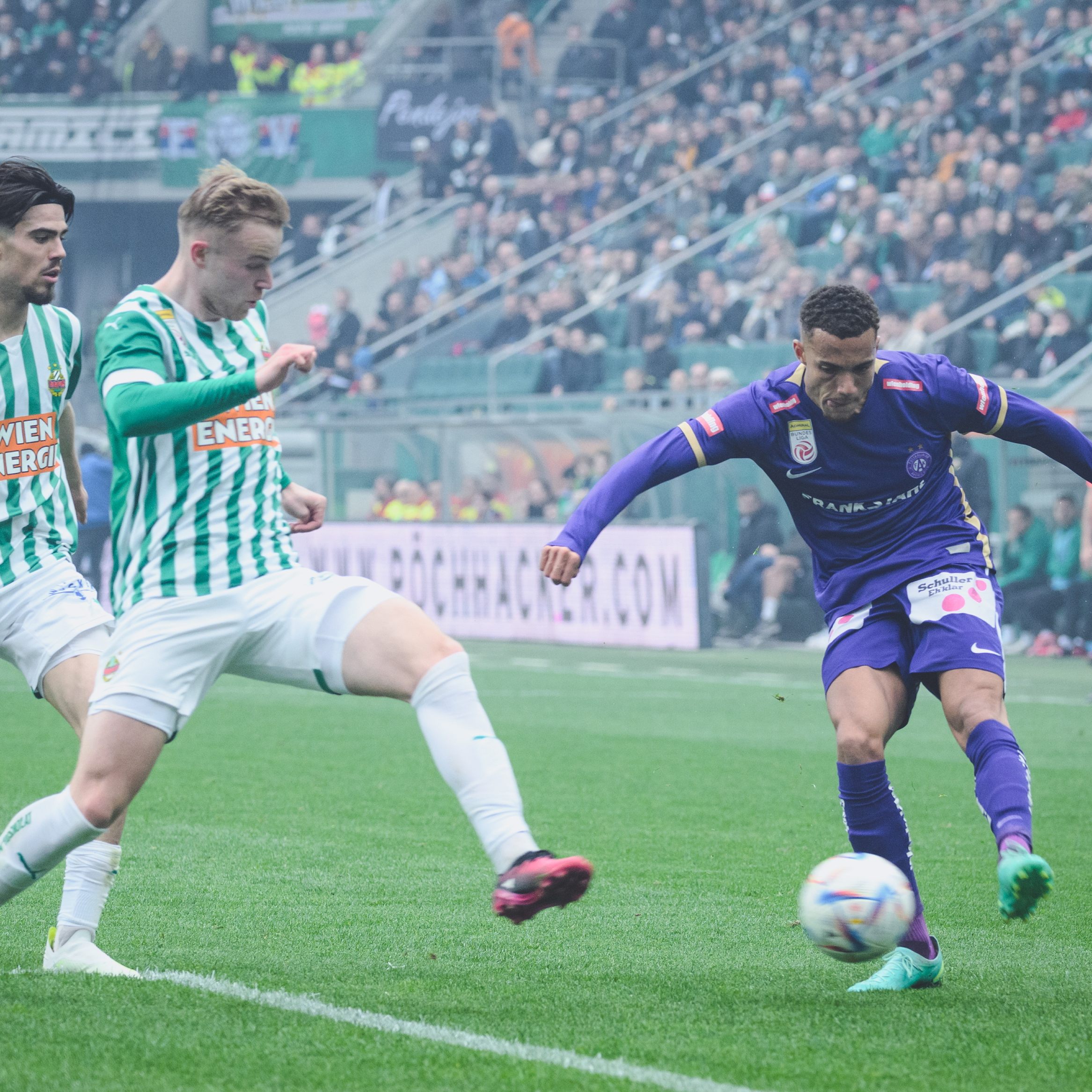 Rapid und Austria trennten sich am Sonntag im Wiener Derby mit 3:3.