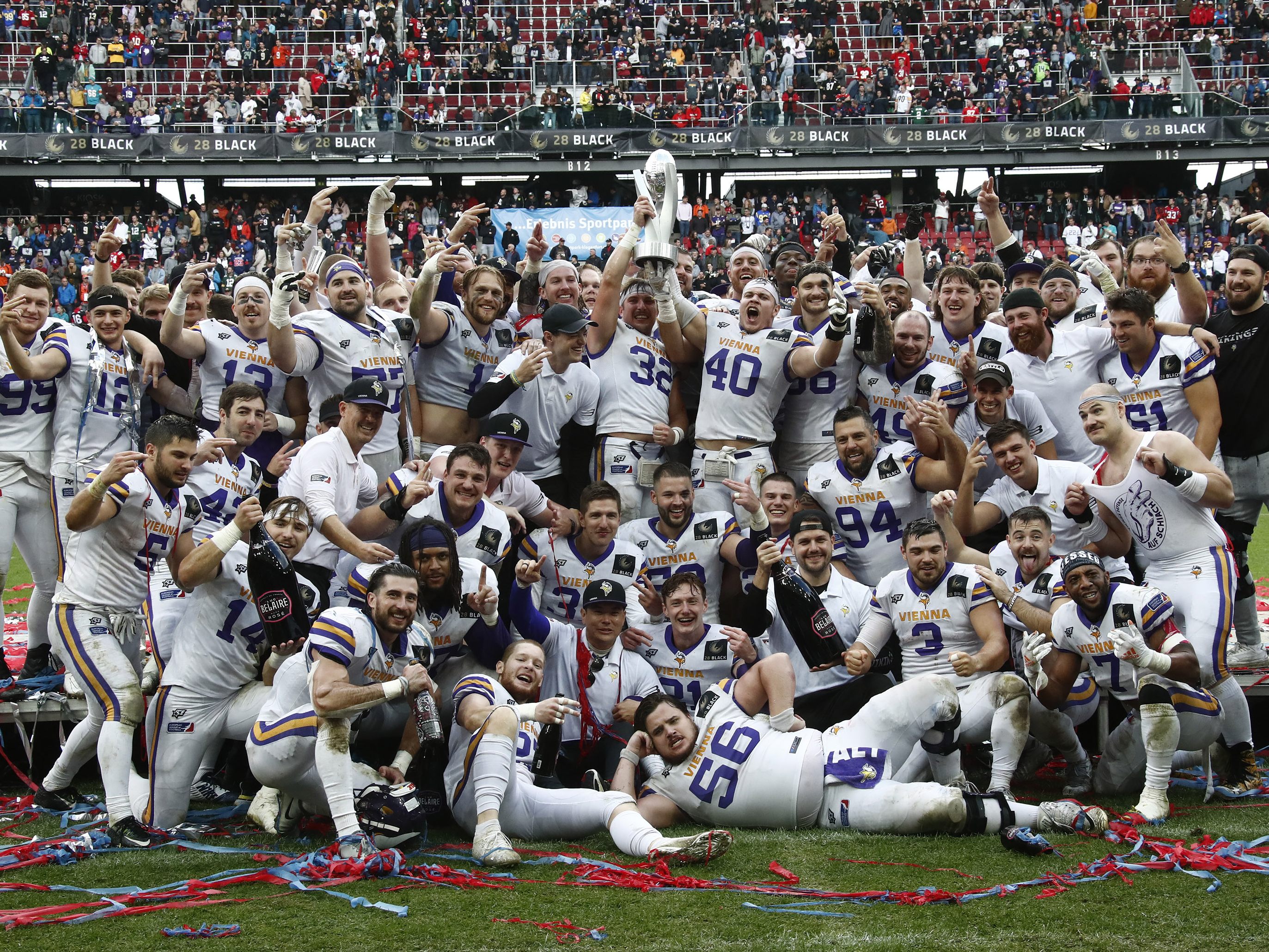 Die ELF-Champions der Vienna Vikings kehren in die Hohe Warte zurück.