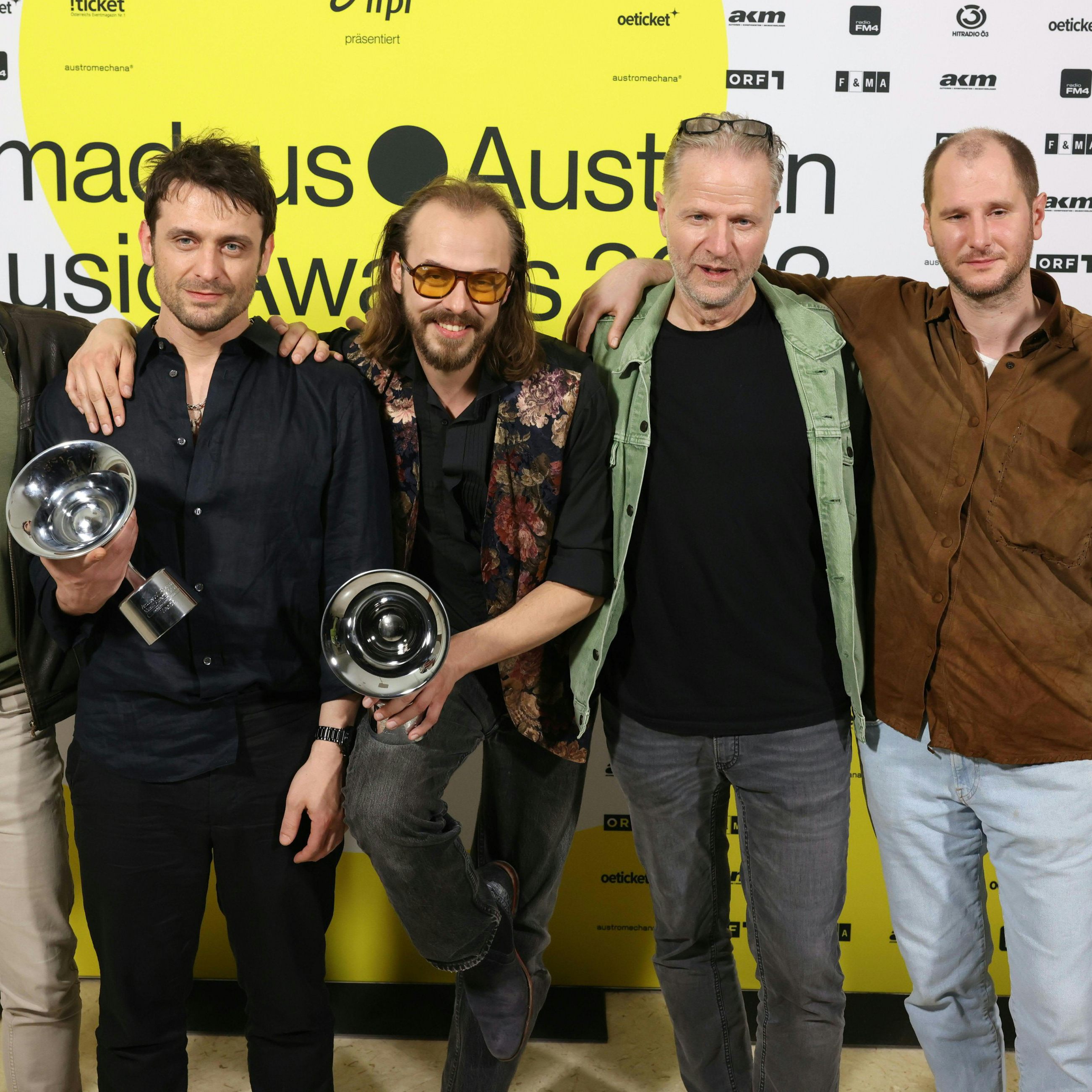 Wanda räumten bei den Amadeus Awards ab.