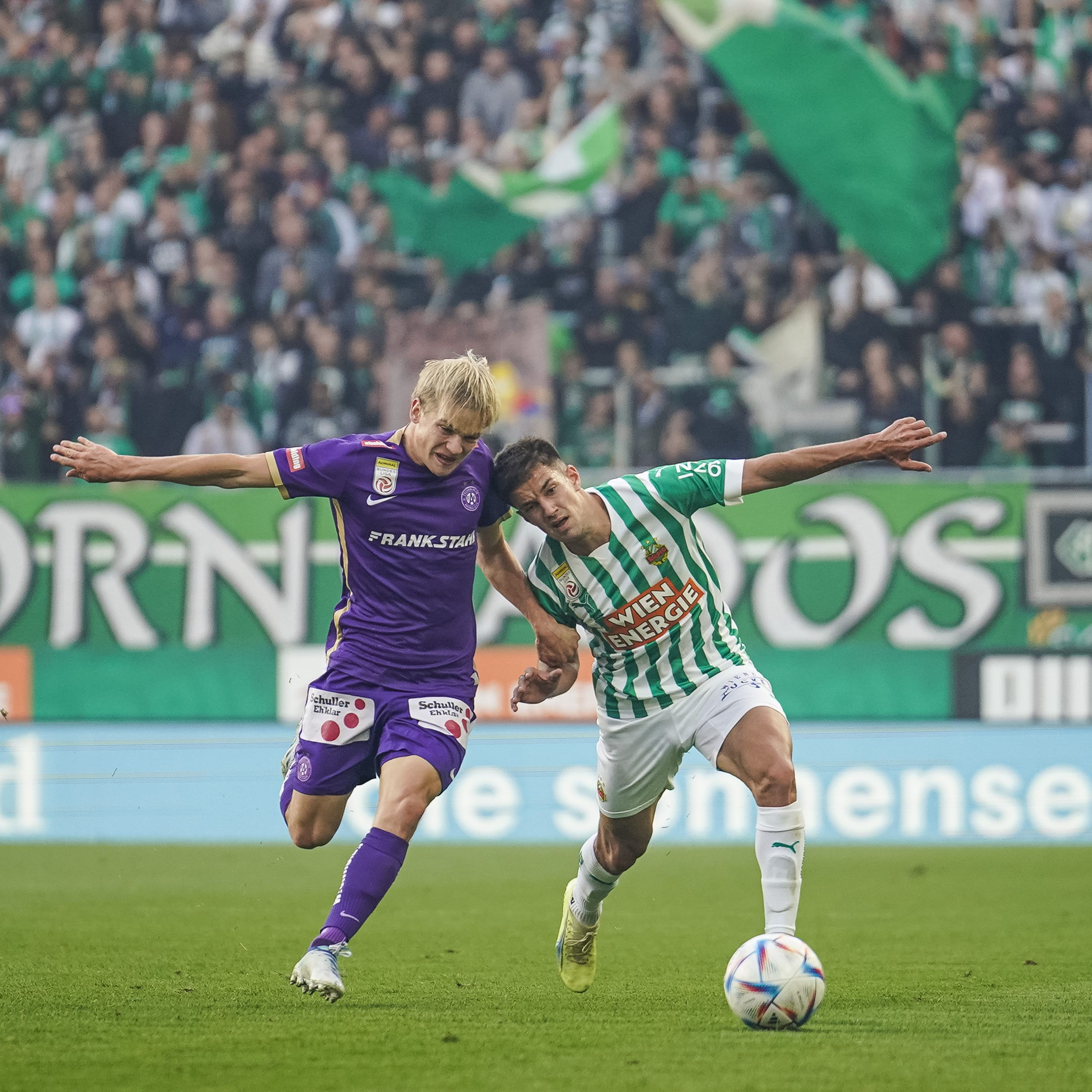 LIVE-Ticker zum Spiel Rapid Wien gegen Austria Wien.