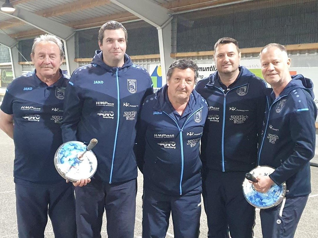 Die Vize LM Wilfried Mallin,Patrik Plangger,Reinhard Zachari,Stefan Pienz und Christoph Sohm (v.l.n.r.)