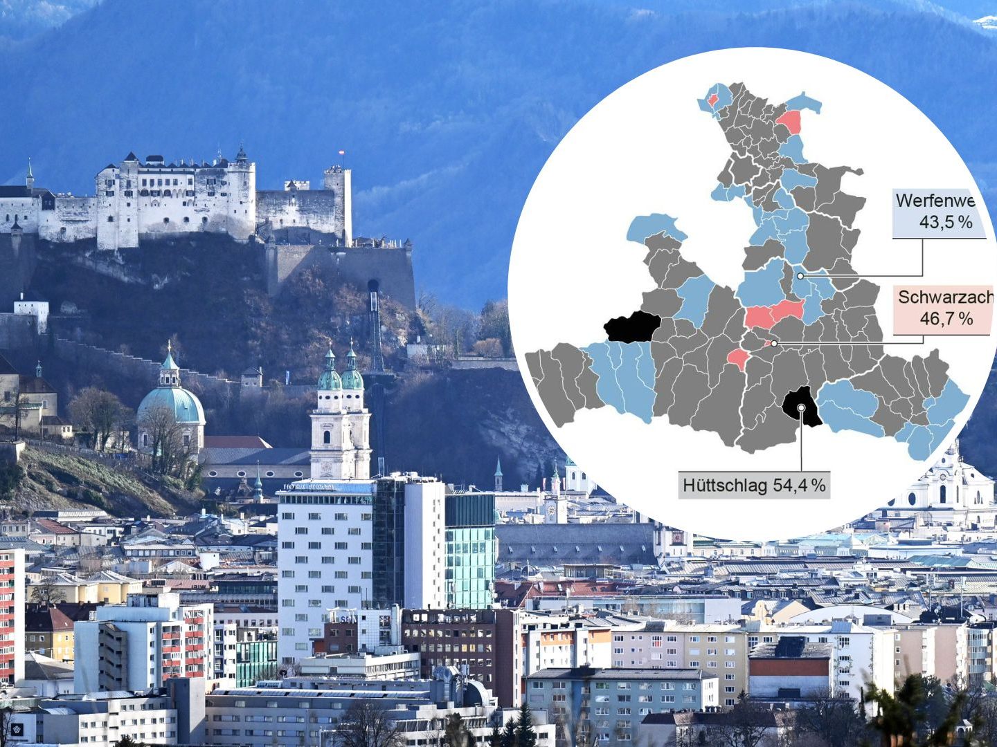 So schnitten die Parteien in den Salzburger Gemeinden ab. So schnitten die Parteien in den Salzburger Gemeinden ab.