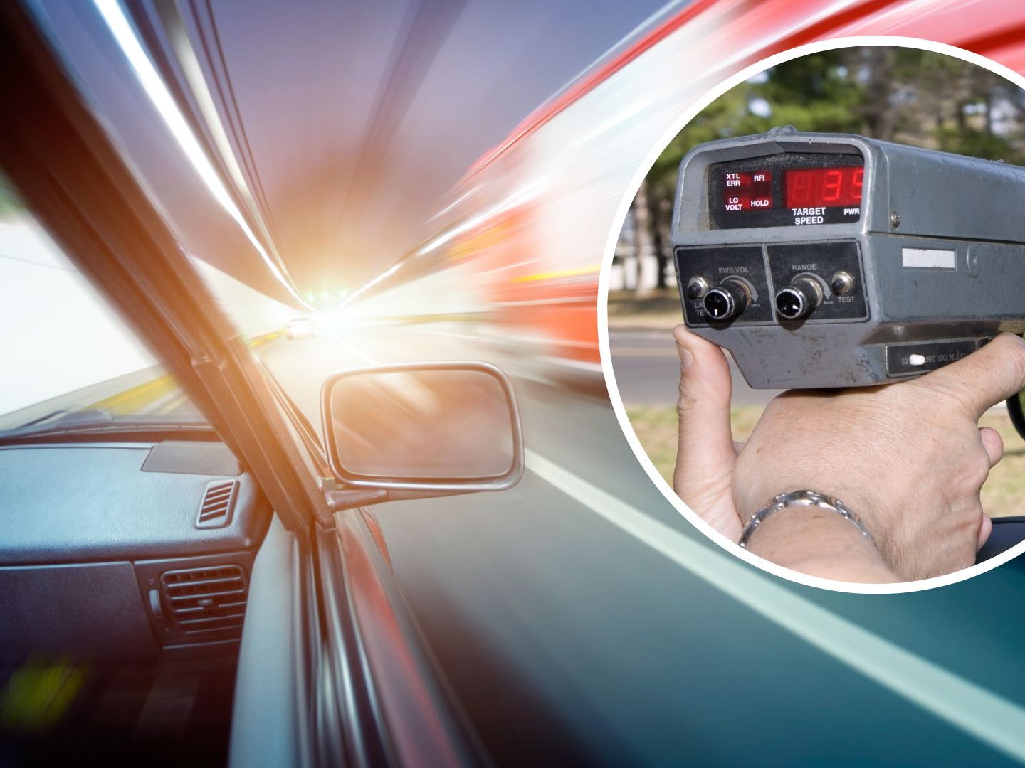 Der Raser musste seinen Führerschein abgeben. Der Raser musste seinen Führerschein abgeben.