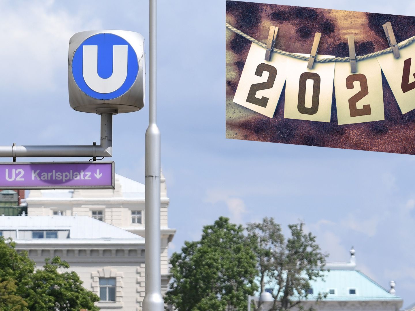 U2 später als geplant wieder zum Wiener Karlsplatz unterwegs.