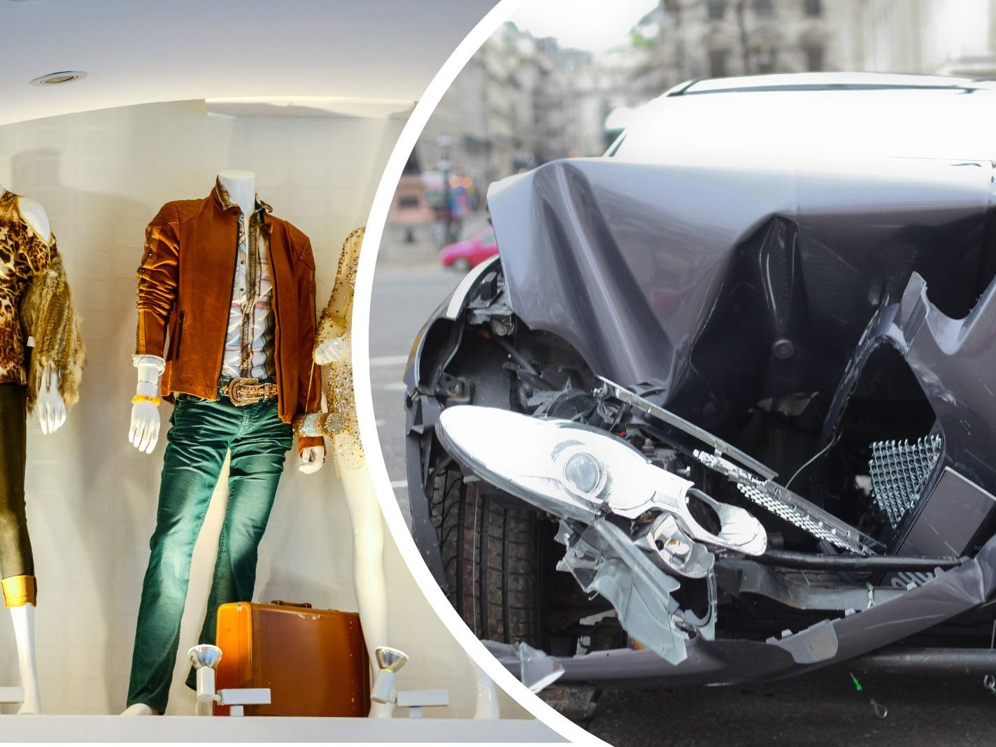 Nachdem Einbrecher mit einem Auto die Tür eines teuren Modegeschäfts gerammt hatten, wurde nun das gestohlene Fahrzeug gefunden. Nachdem Einbrecher mit einem Auto die Tür eines teuren Modegeschäfts gerammt hatten, wurde nun das gestohlene Fahrzeug gefunden.