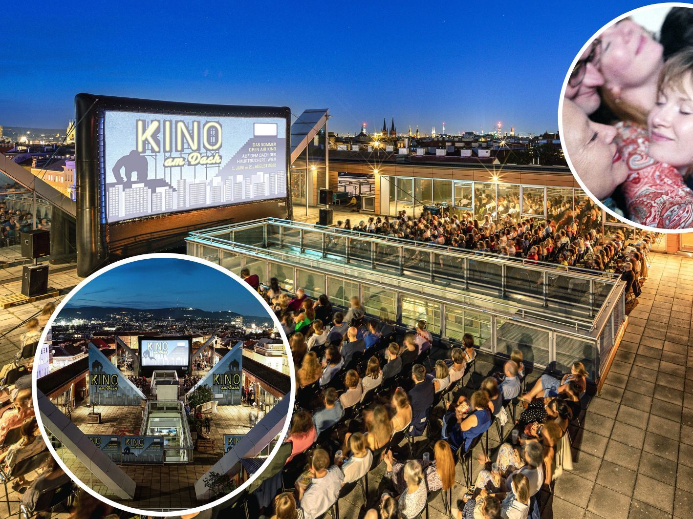 Das Kino am Dach feiert 2023 sein 20-jähriges Bestehen. Das Kino am Dach feiert 2023 sein 20-jähriges Bestehen.